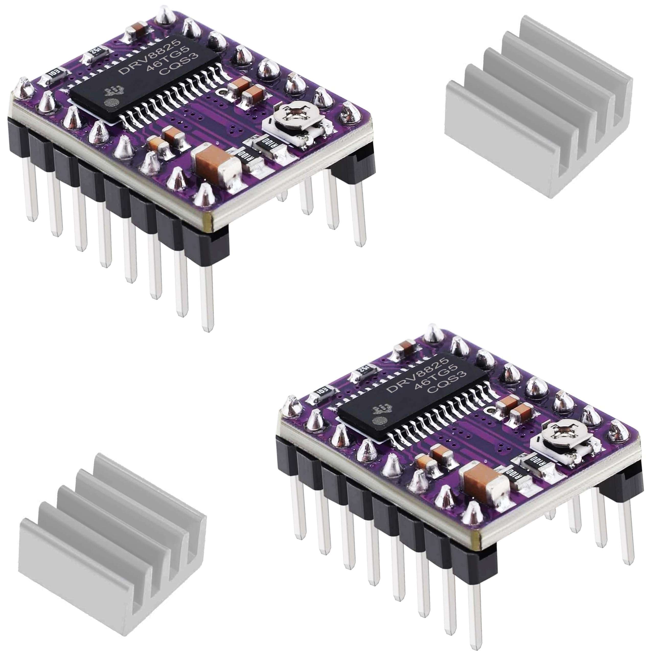 Stepper Motor Driver DRV8825 for Arduino, ESP32, ESP8266, Raspberry Pi – Precision Motor Control Module, 2-Pack 1