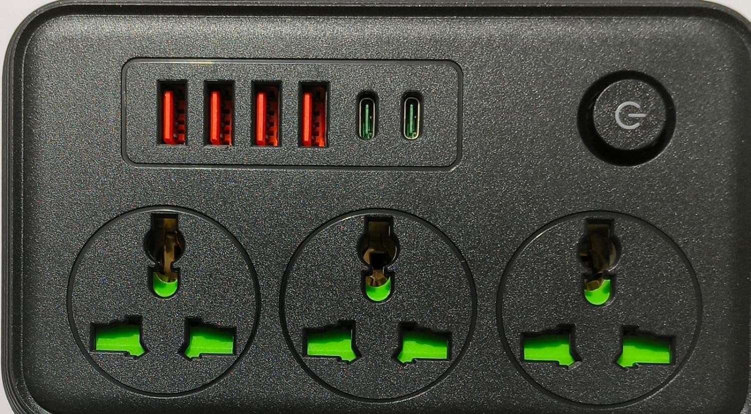 ZIPRON Extension Board for Heavy Appliances Smart Electric Surge Protector Extension Cord Power Plate Extension Board with Universal Sockets Multi Plug for Office & Home Appliances 3