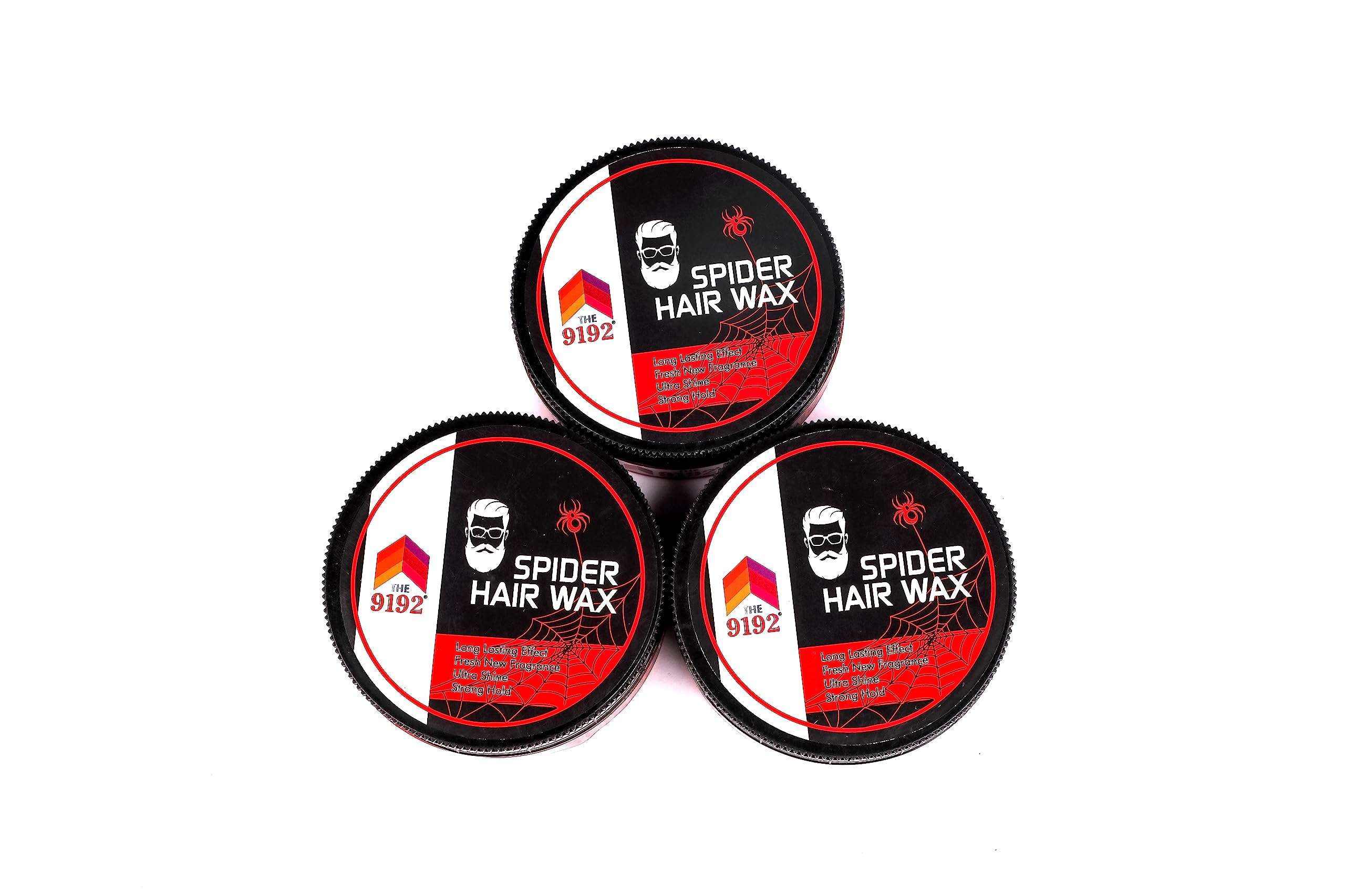 The 9192 Hard Spider Hair Wax Stylish Matte Finish with Volume for Men - Non-Sticky 100gm (3) 1