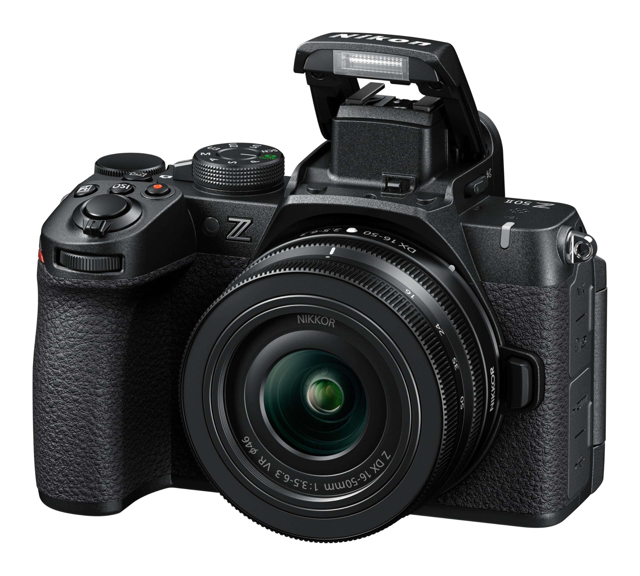 Nikon Z50 II with Wide-Angle Zoom Lens | Compact mirrorless Stills/Video Camera with Easy Color presets and Wireless Photo Sharing | Nikon USA Model 1