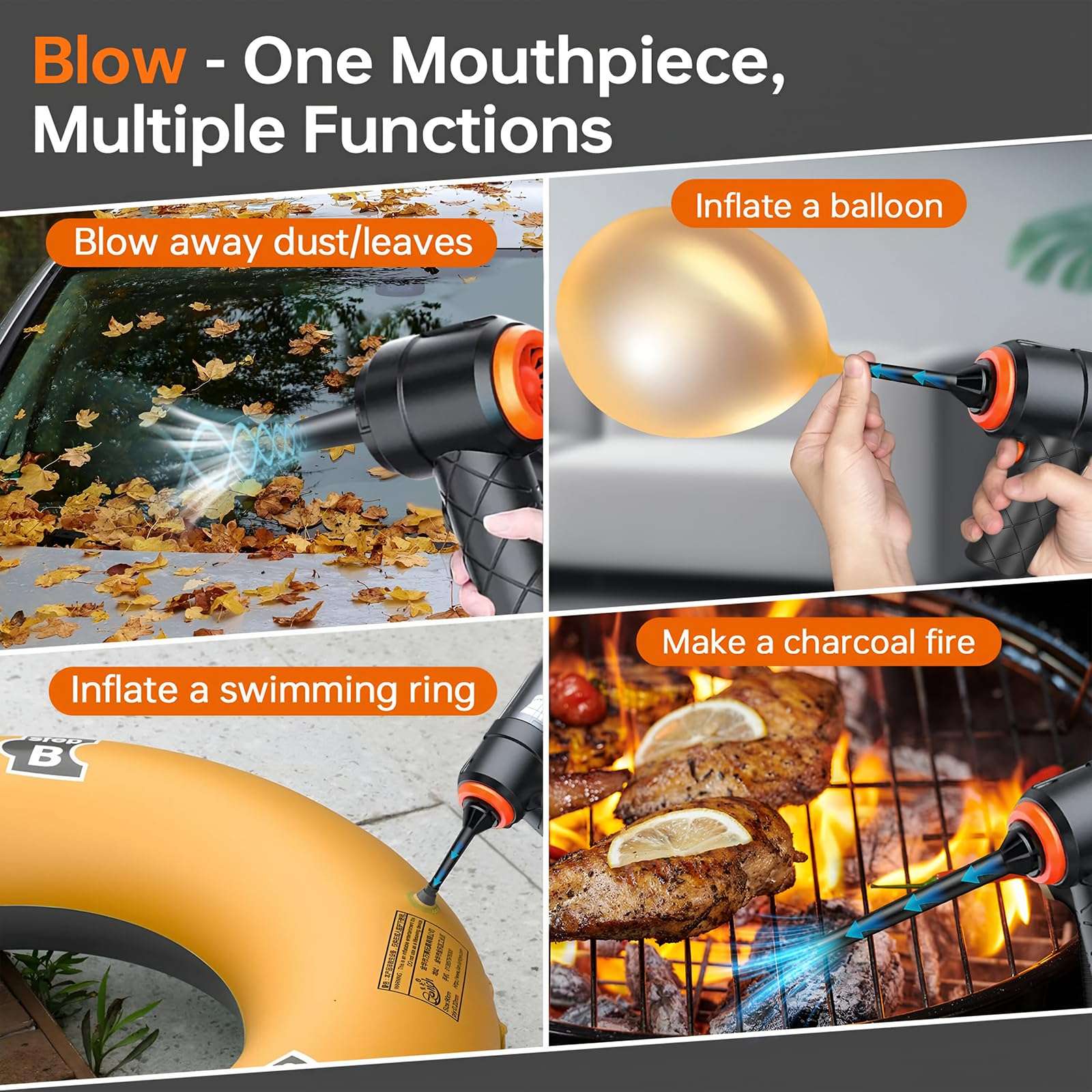 TEXUM TVC-A50D Vacuum Cleaner, Portable High Power Brush Motor Vacuum Cleaner. Powerful Suction - for Car, Pet Hair and Home Cleaning.. 6