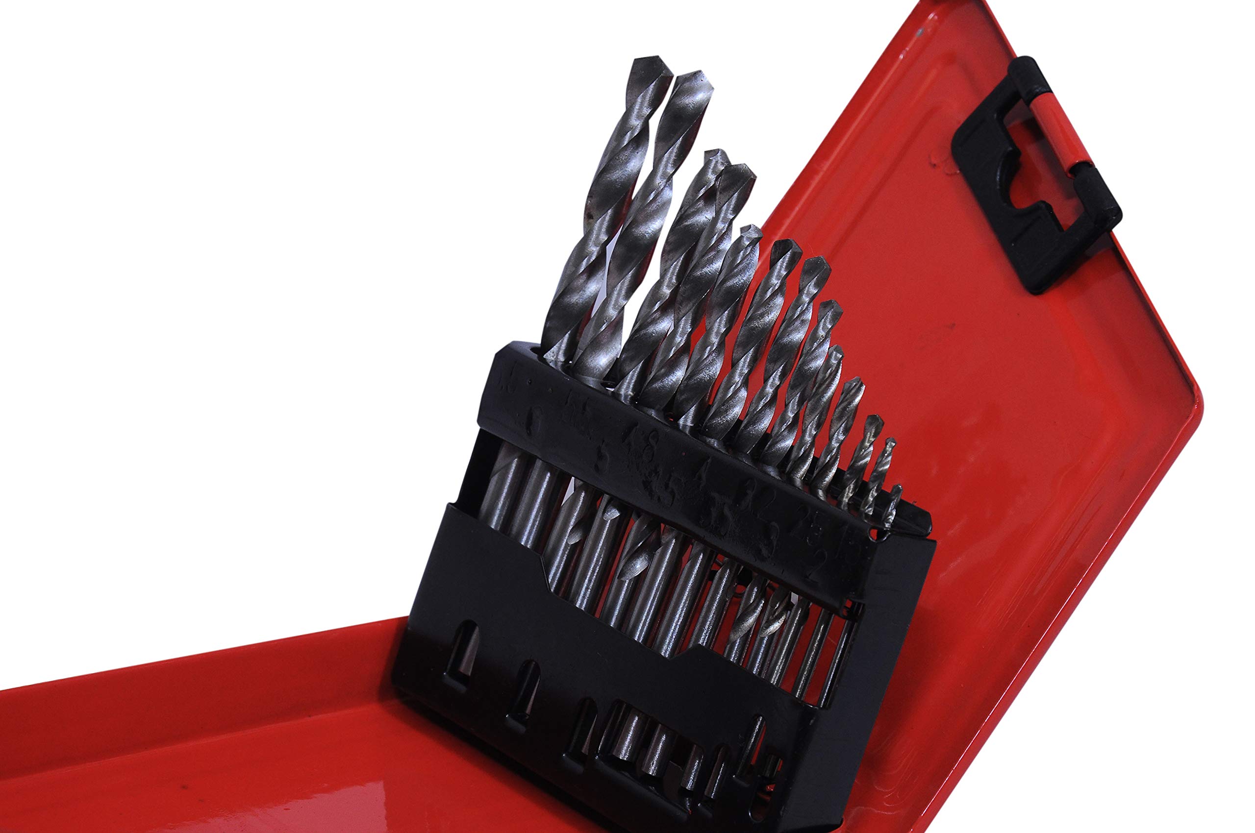 Jon Bhandari Tools 13pc Straight Shank Jobber HSS Drill Bit Set Heavy Duty