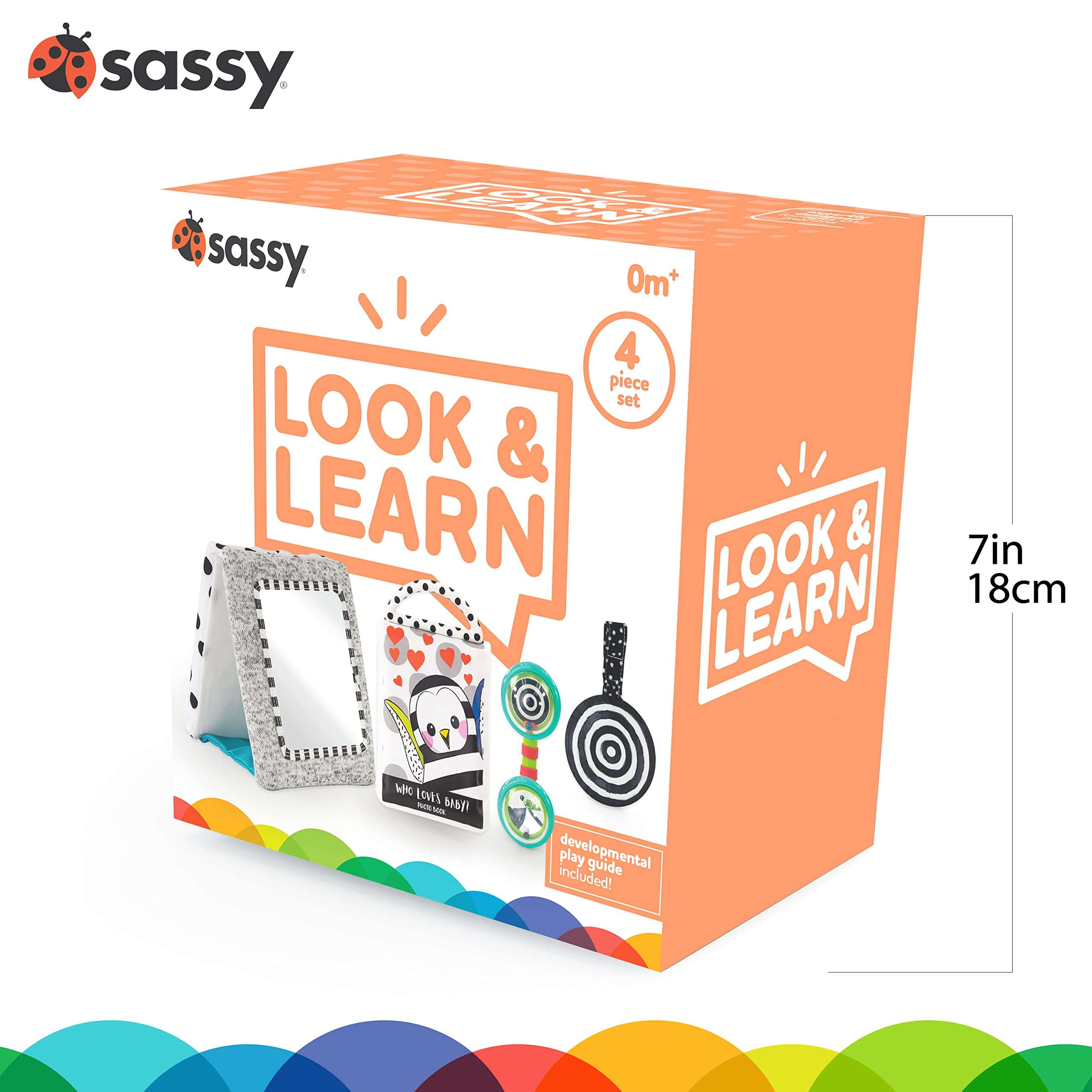 Sassy Look & Learn Baby Box - 0+ Months 4