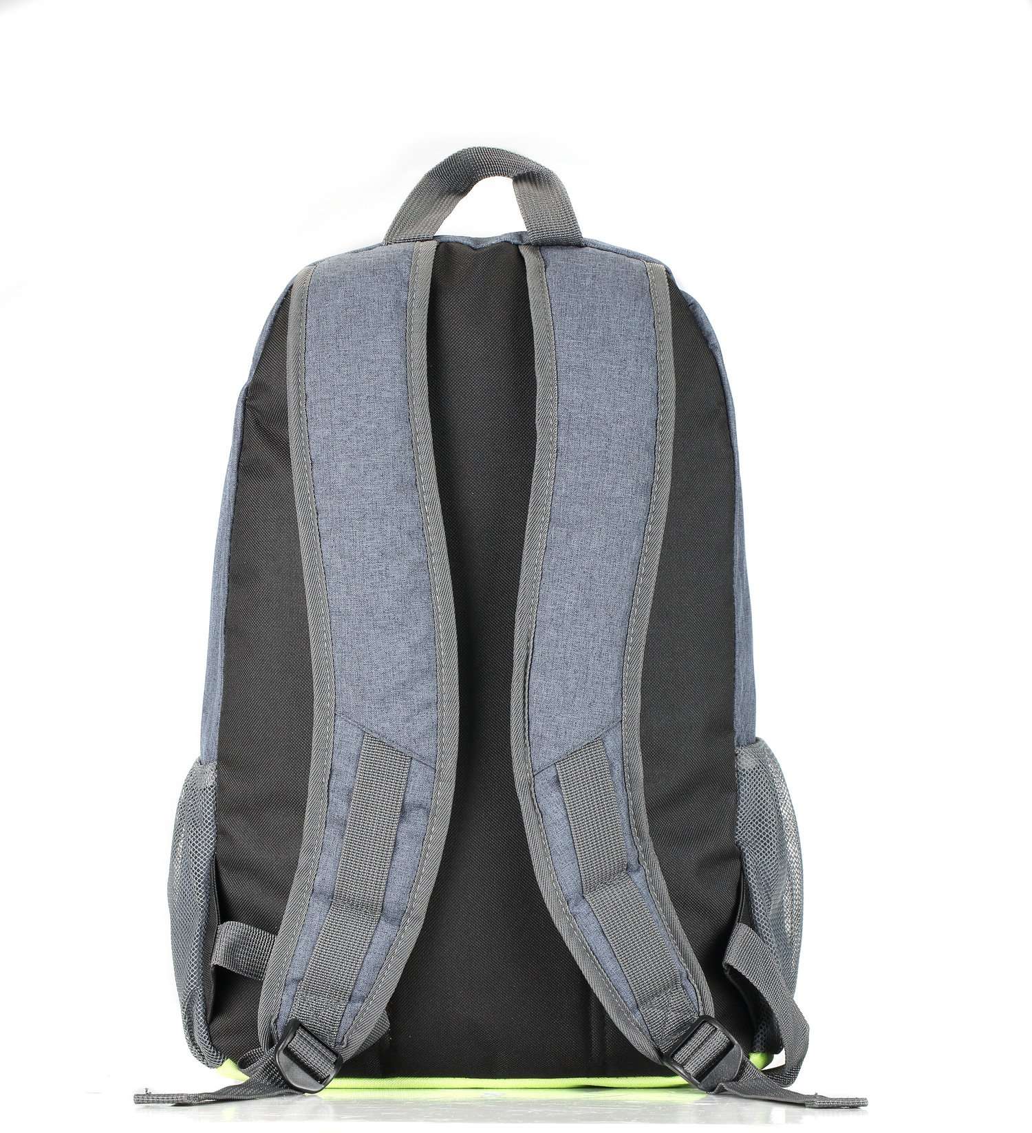 Bipra 15.6 Inch Laptop Bag Backpack Grey with Green Suitable for 15.6 Inch Laptops, Netbook Computers, with Pockets 4