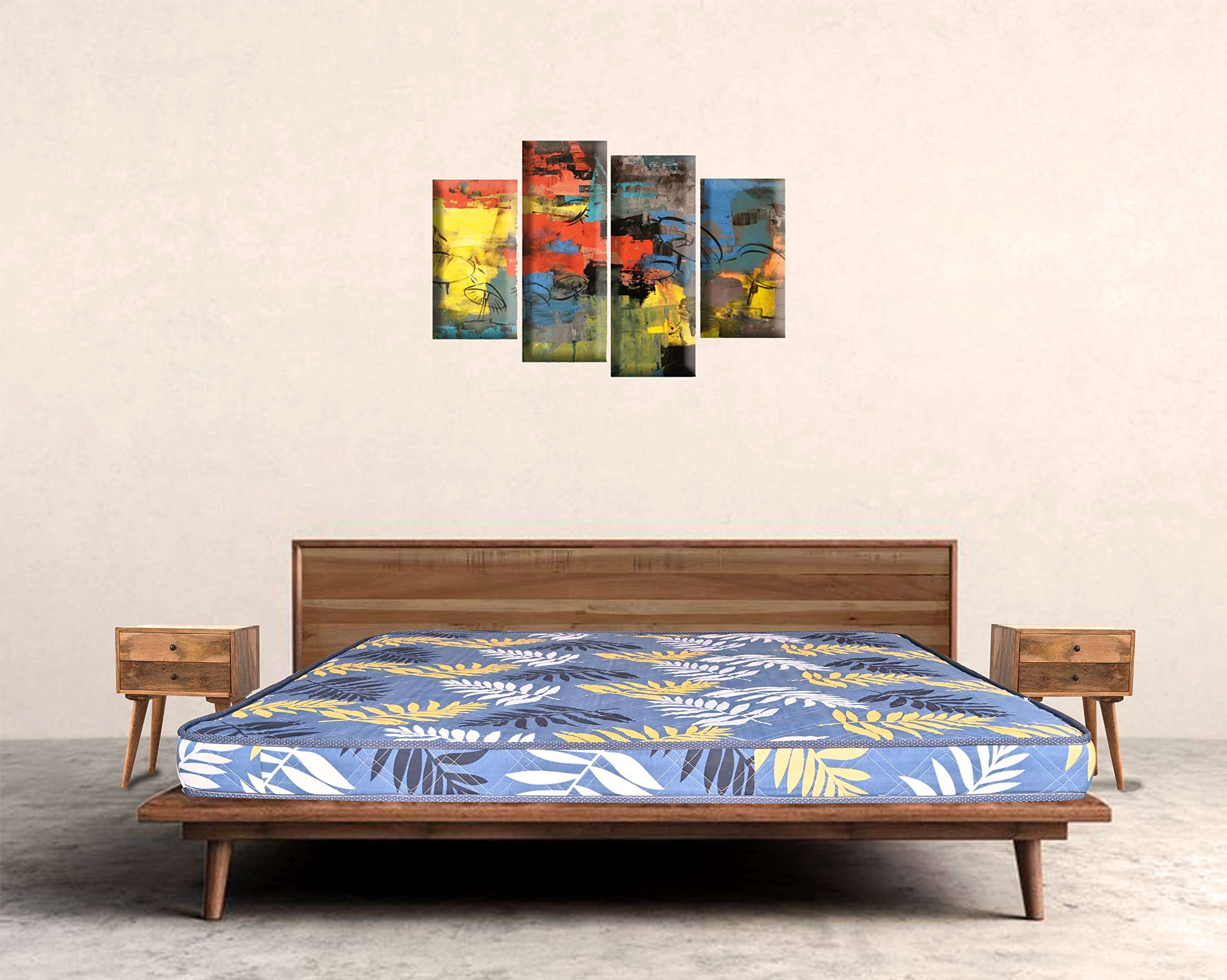 SPINEHEAL MATTRESS Orthofit 4 inch Dual Comfort Double Bed Size Mattress, High Density Foam - Medium & Firm (72 x 42 x 4 Inches) 1