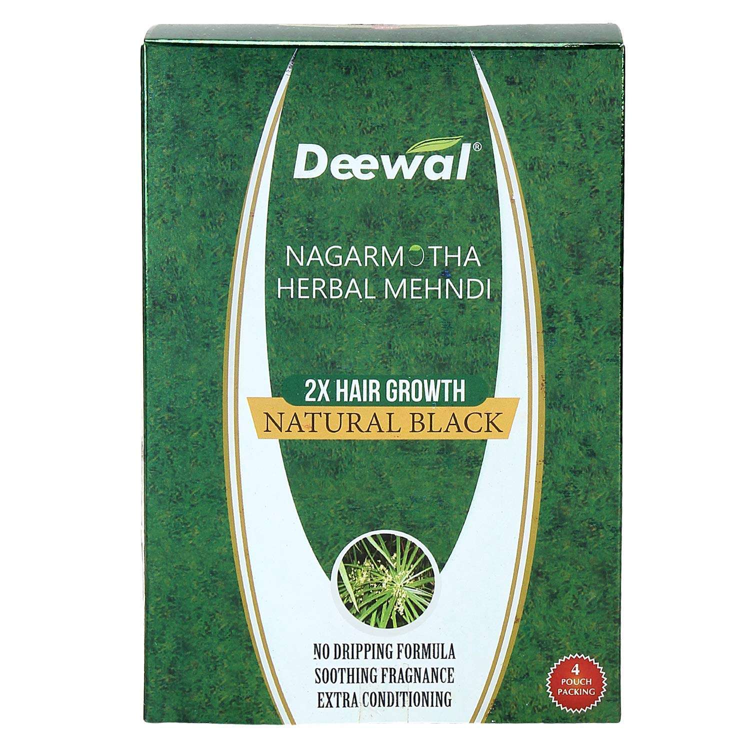 Deewal Nagarmotha Herbal Mehndi for men women, Pack of 10 4