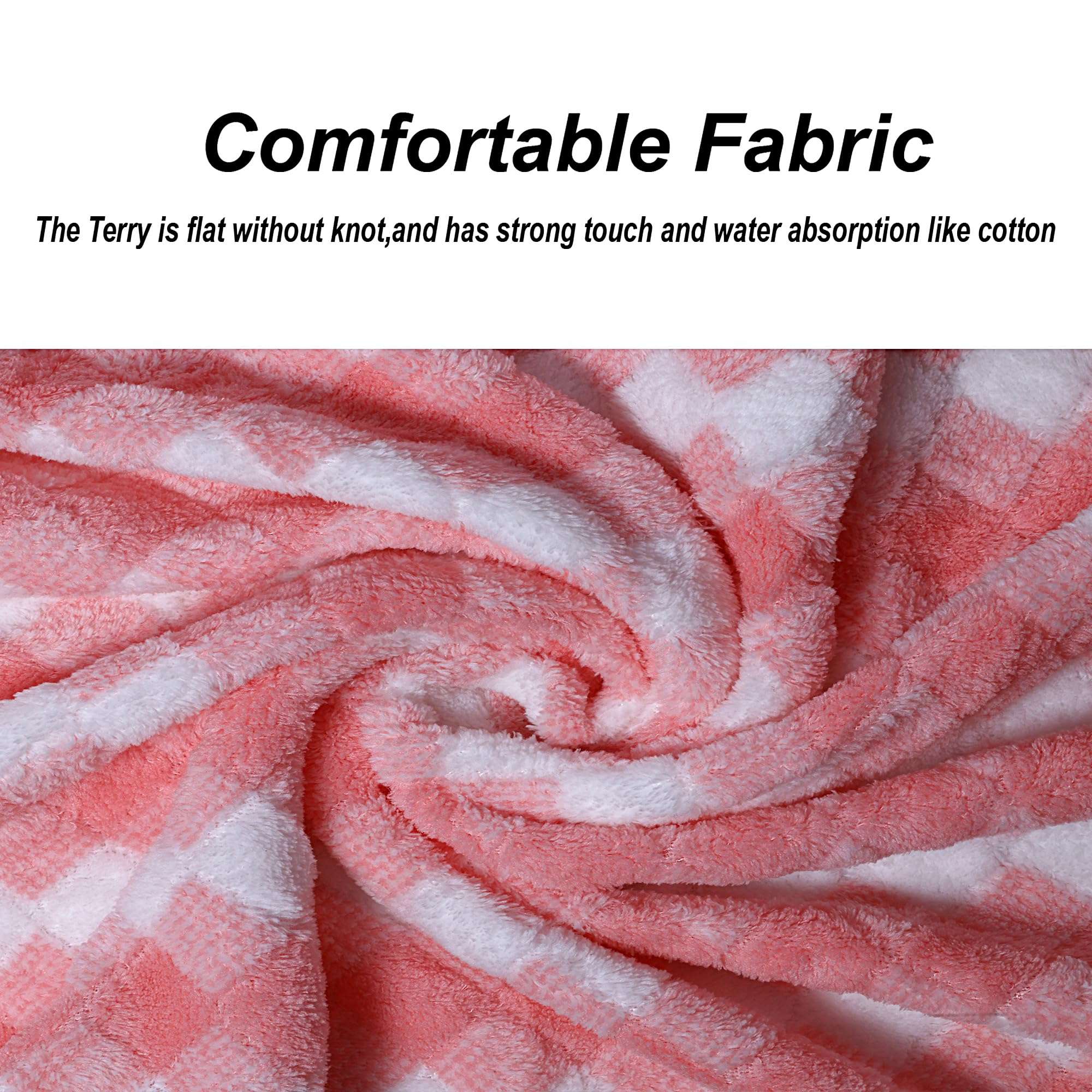 HomeCloud Microfiber Soft & Fuffy Bath Towel 400 GSM with Hanging Loop| 3X Softer Than Cotton Towels | Highly Absorbent| Perfect for Home, Pool & Gym | Set of 2 (1Bath(140x72cm), 1Face Towel(75x35cm) 4