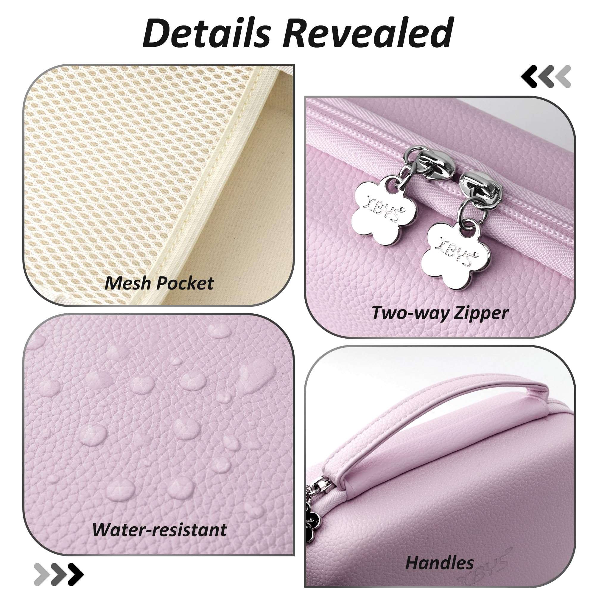 Linpr Charger Case for Macbook, Portable Tech Electronic Organizer Bag,Travel Storage Pouch for Laptop Accessories, MacBook Power Adapter, Charging Cords, USB Drives, Power Bank (Purple, XL) 6