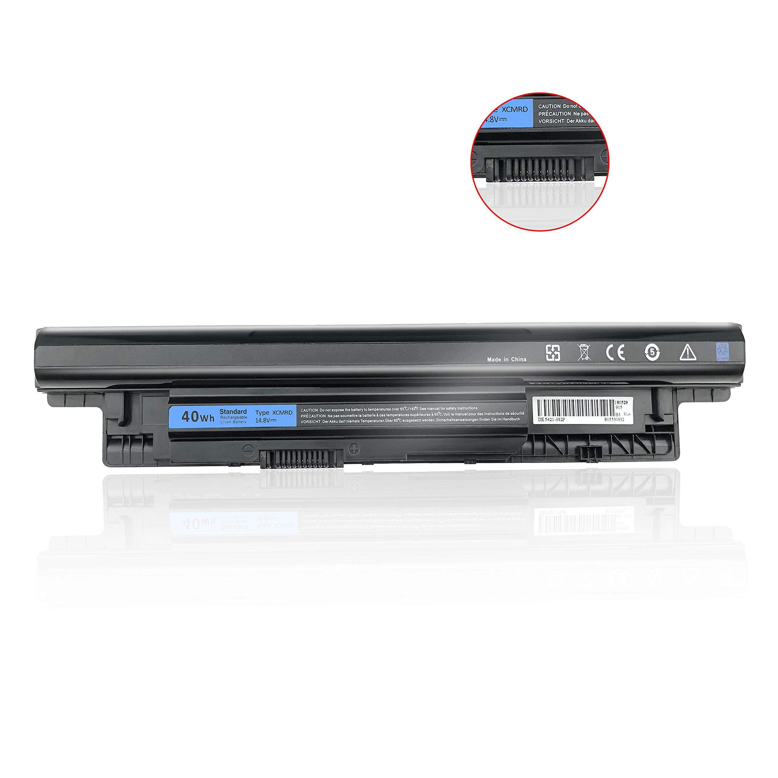 XCMRD Laptop Battery 40Wh for Dell Inspiron 15 3000 Series 3542 3521 3537 3543 3541 3531 17-3721 17-3737 17R-5721 15R-5537 Series P28F V8VNT YGMTN 3