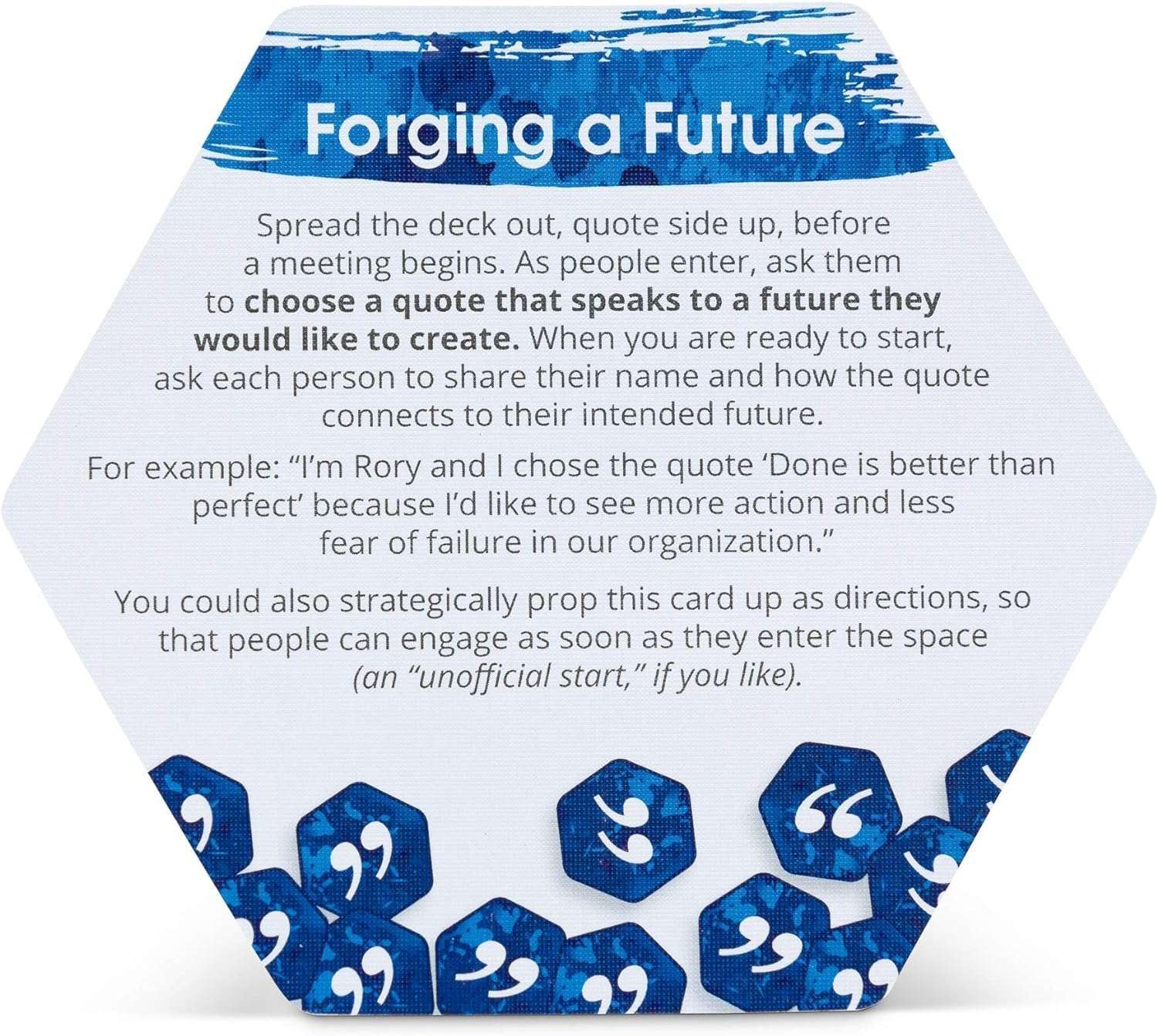 We! Engage Cards - Conversation Cards to Build Trust & Connection - 56 Inspiring Pieces with Quotes, Photos, & Activities - Ideal for Office Meetings, Ice Breakers, and Educational Team Building 6