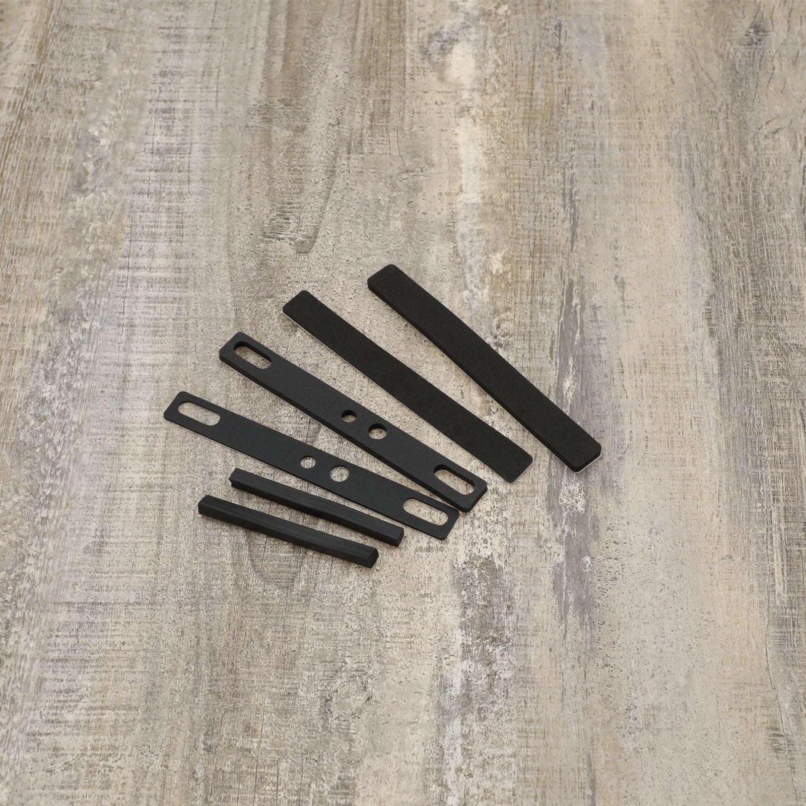 Create idea 6PCS Keyboard SpaceBar Compatible with 6.25U Mechanical Keyboard Space Space Bar Foam 12x108mm Dust-Proof Strip 5x60mm Keyboard Switch Silencer Cotton Black 6