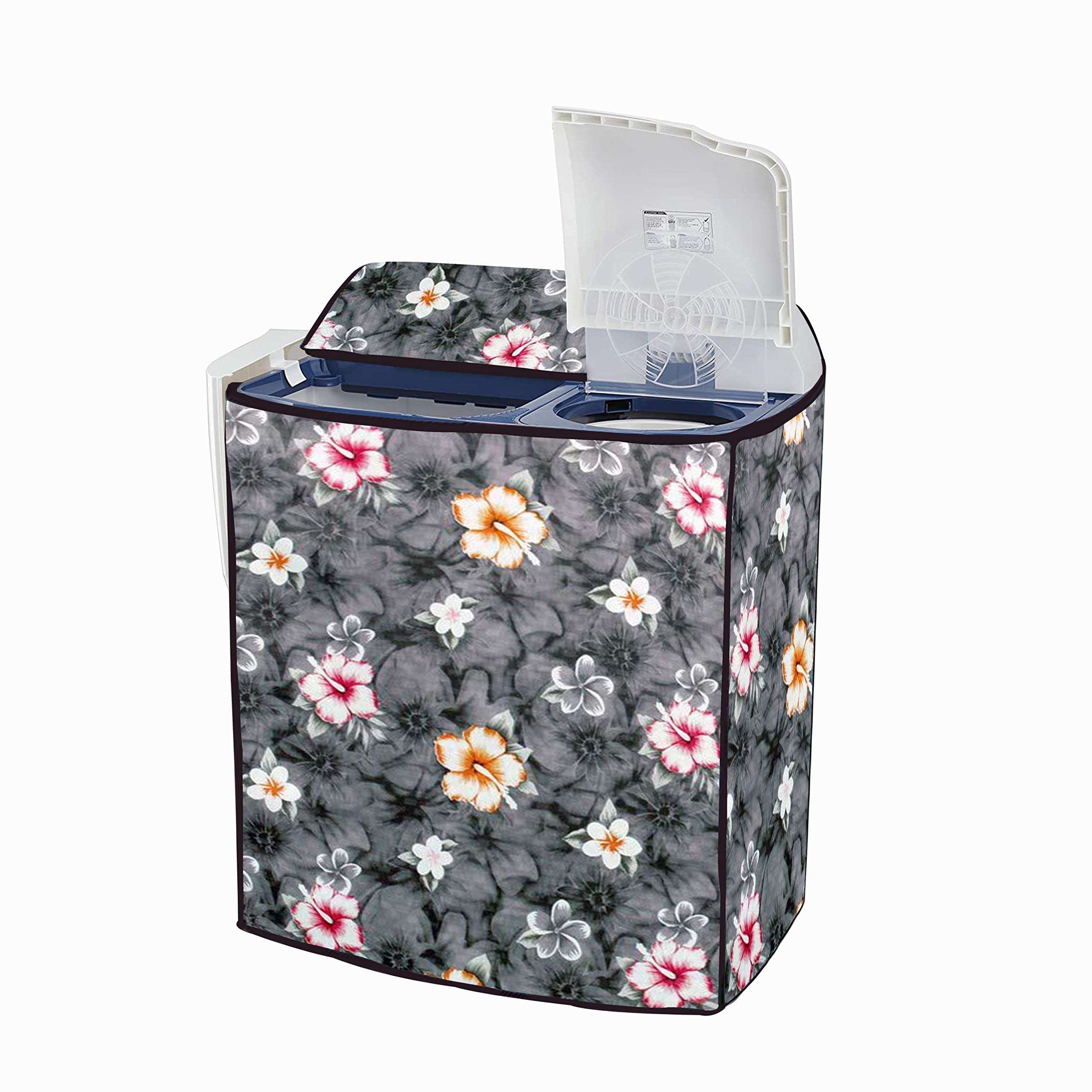 Wings Star Washing Machine Cover for LG 8.5 KG Semi-Automatic Top Loading P9560R3FA, Waterproof & Dustproof Cover KUM87 1