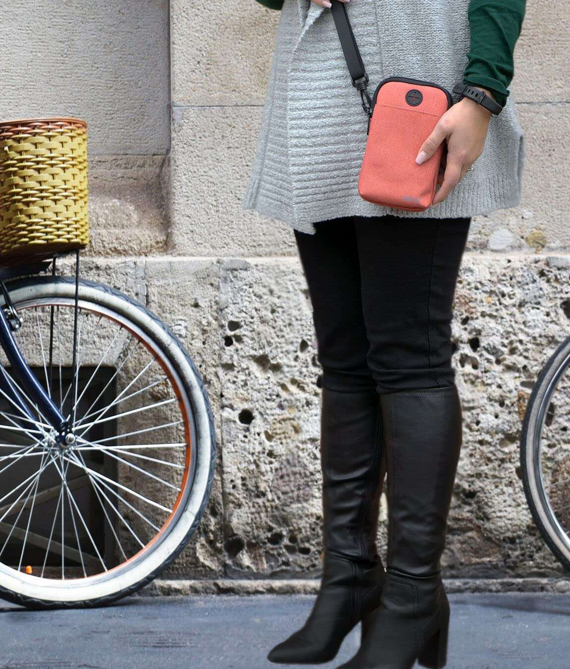 AGOZ Crossbody Bag, Pink Cell Phone Purse Wallet Sling Shoulder Handbag Strap for Apple iPhone 16 Pro Max, iPhone 15 14 13 12, 11 XR, Galaxy S25 S24 S23 S22 S21 S20, A15, A54, Google Pixel 9 Pro 8A 7 2