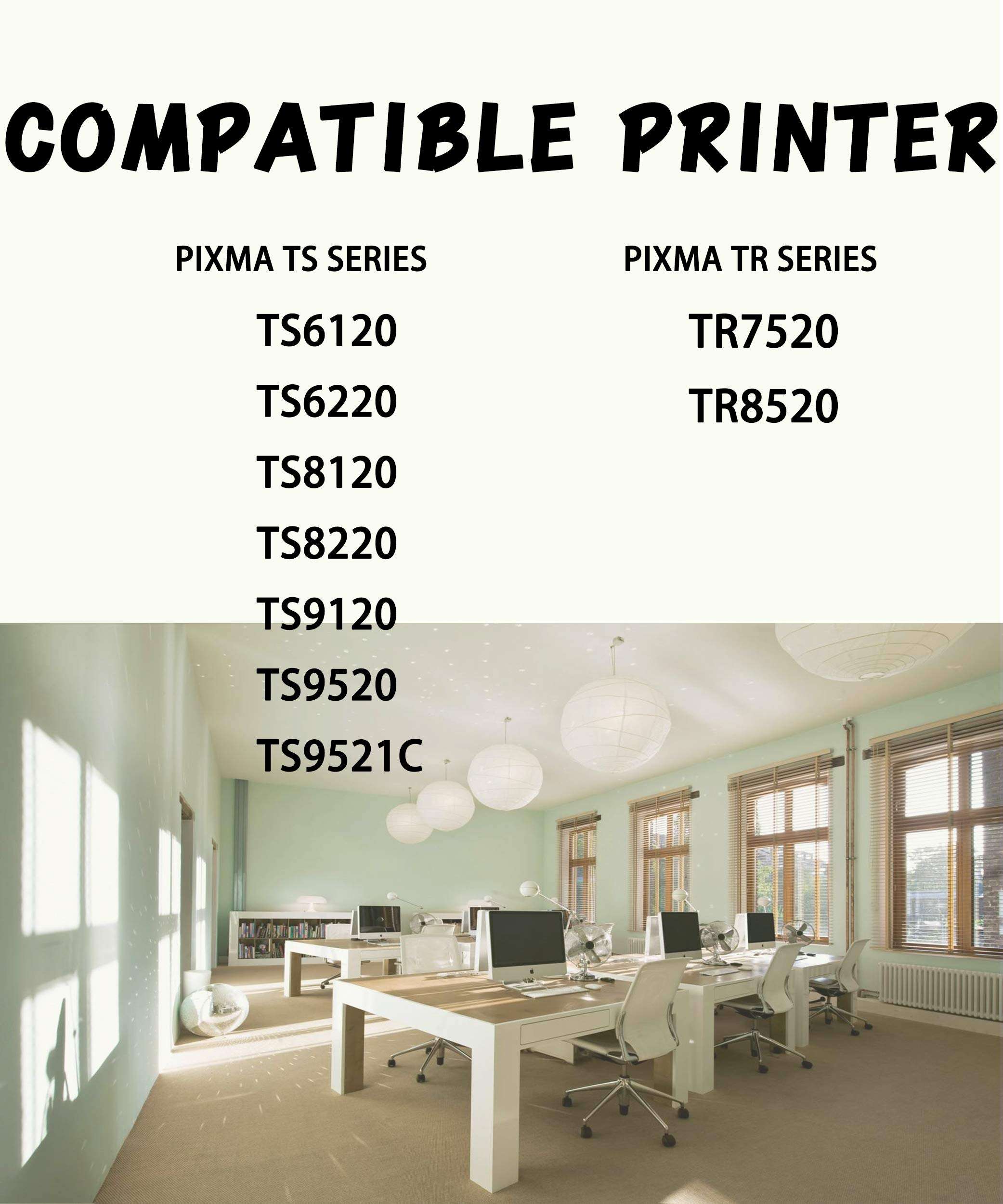 EASYPRINT (15 Pack) Compatible PGI280XXL CLI281XXL PGI-280XXL CLI-281XXL Ink Cartridge Used for Canon TR7520 TR8520 TS6120 TS8320 TS8120 TS9120 TS8220 TS6220 TS9520 TS6320 TS9521C TS702 TS9100 Printer 4