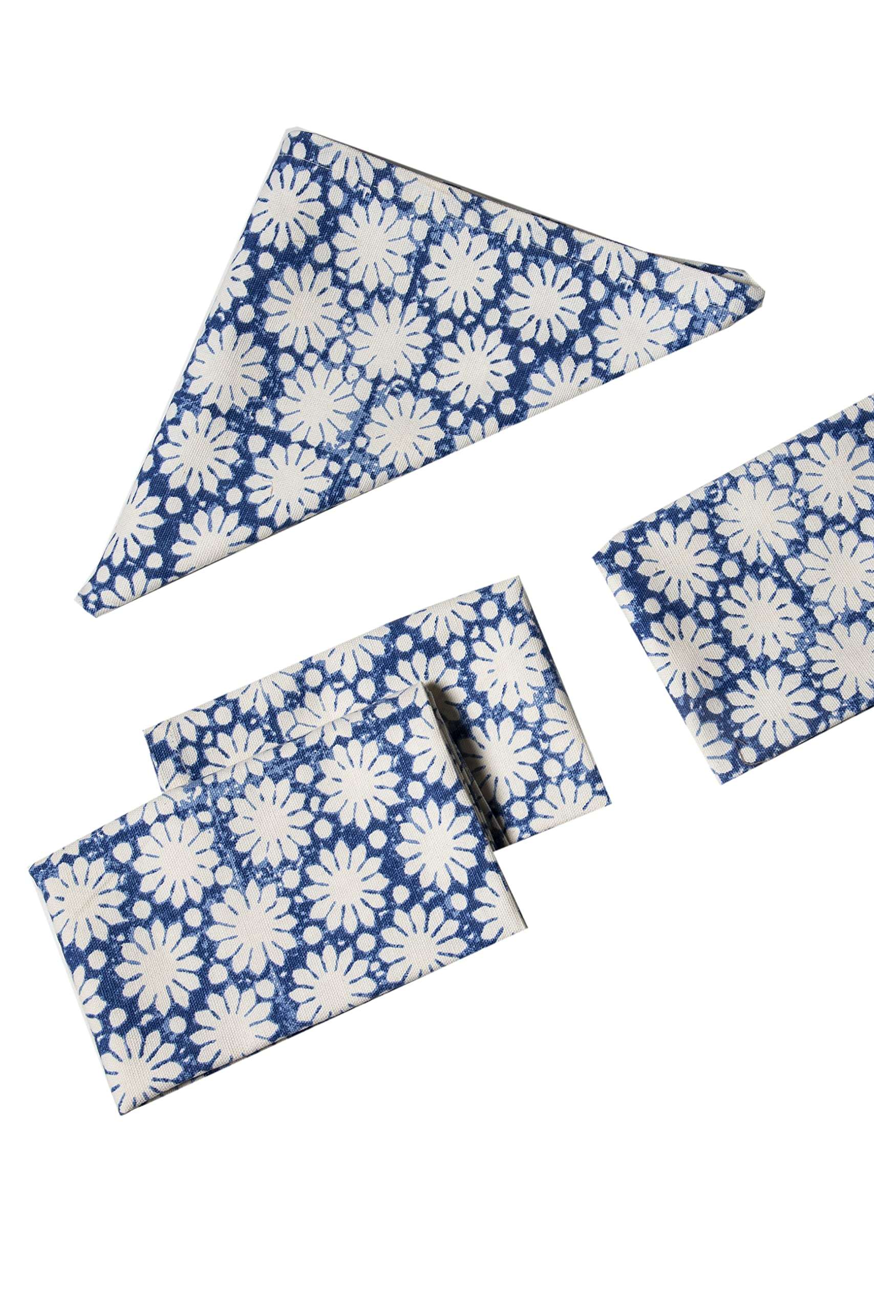 CONTRAST LIVING Binu Hand Block Printed Kitchen Towel/Dish Towel/Hand Towel Multi Color Set of 3 Pcs 2