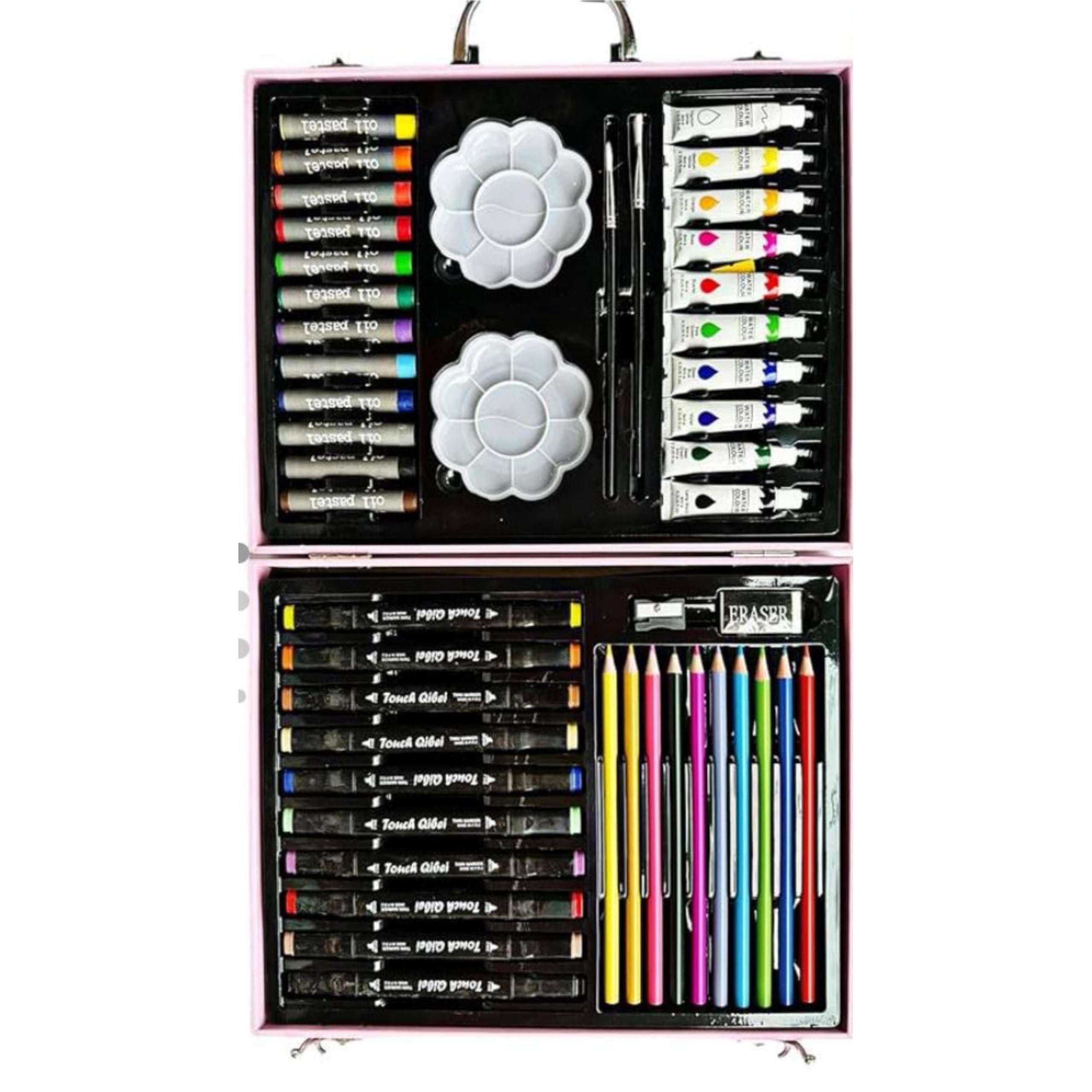 Trocshop Art Kit Space Art & Craft Set, Drawing Kit with Colour Pencils, Oil Pastels, Paint Brushes Astraunaut Theme Art kit Set Creative Mindset (49) 3