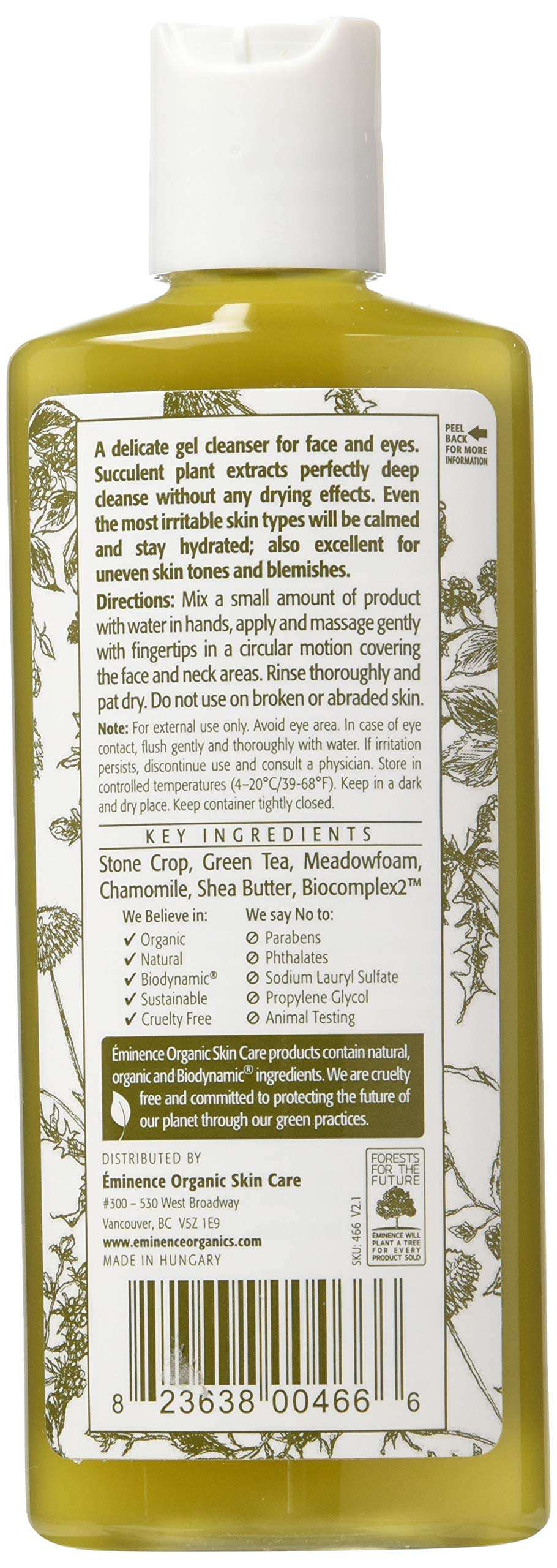 Eminence Organic Skincare. Stone Crop Gel Wash(125 ml) (Pack of 3) 4