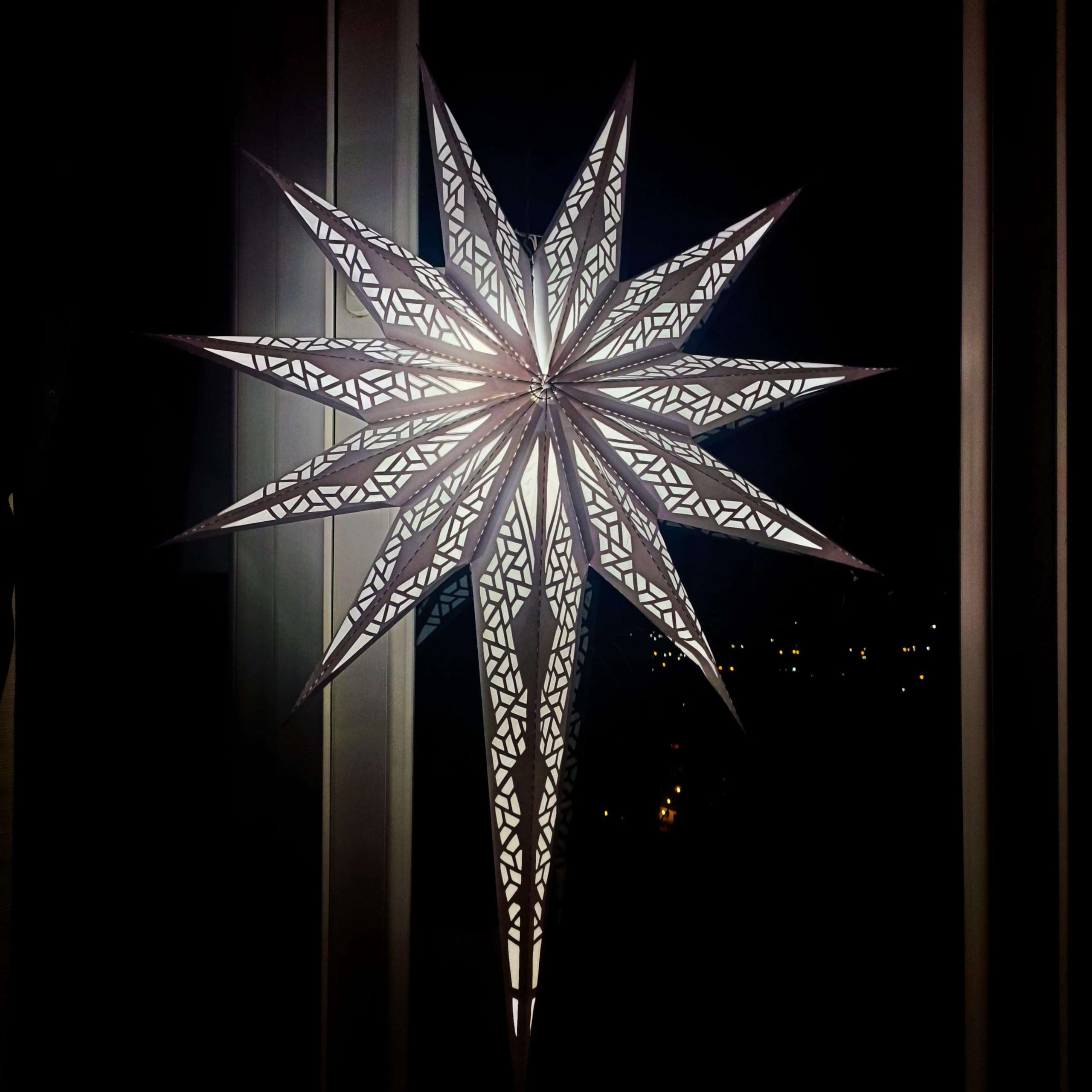 ALILA Big Hanging Star Lantern Lamp Shade Kandil Jhumar for Home Diwali Christmas Xmas Decor Living Room Balcony Decoration 1