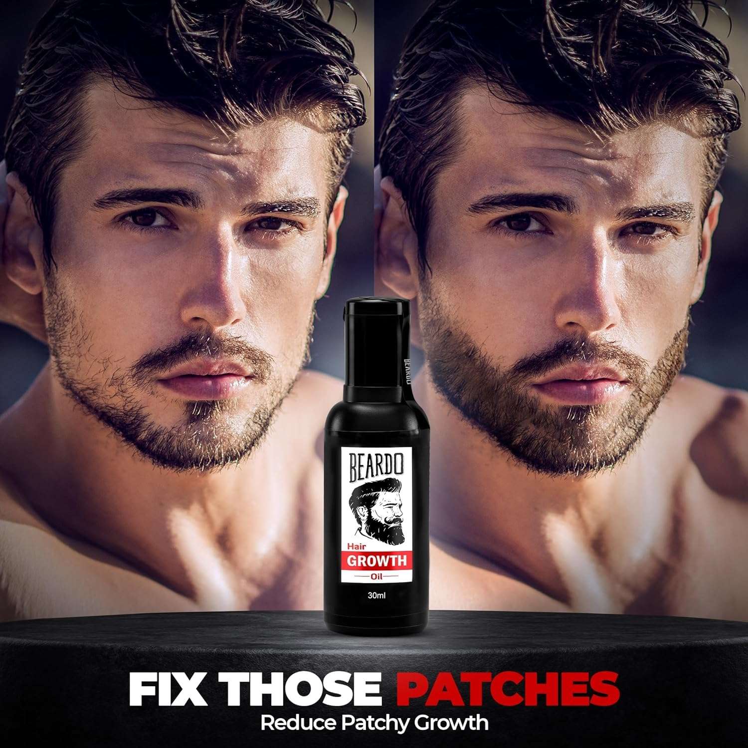 Beardo Beard & Hair Growth Oil, 30ml | Natural Hair Oil for Thicker & Longer Beard | Uneven, Patchy & Fast Beard Growth | Growth Oil for Stronger & Fuller Beard Hair 5