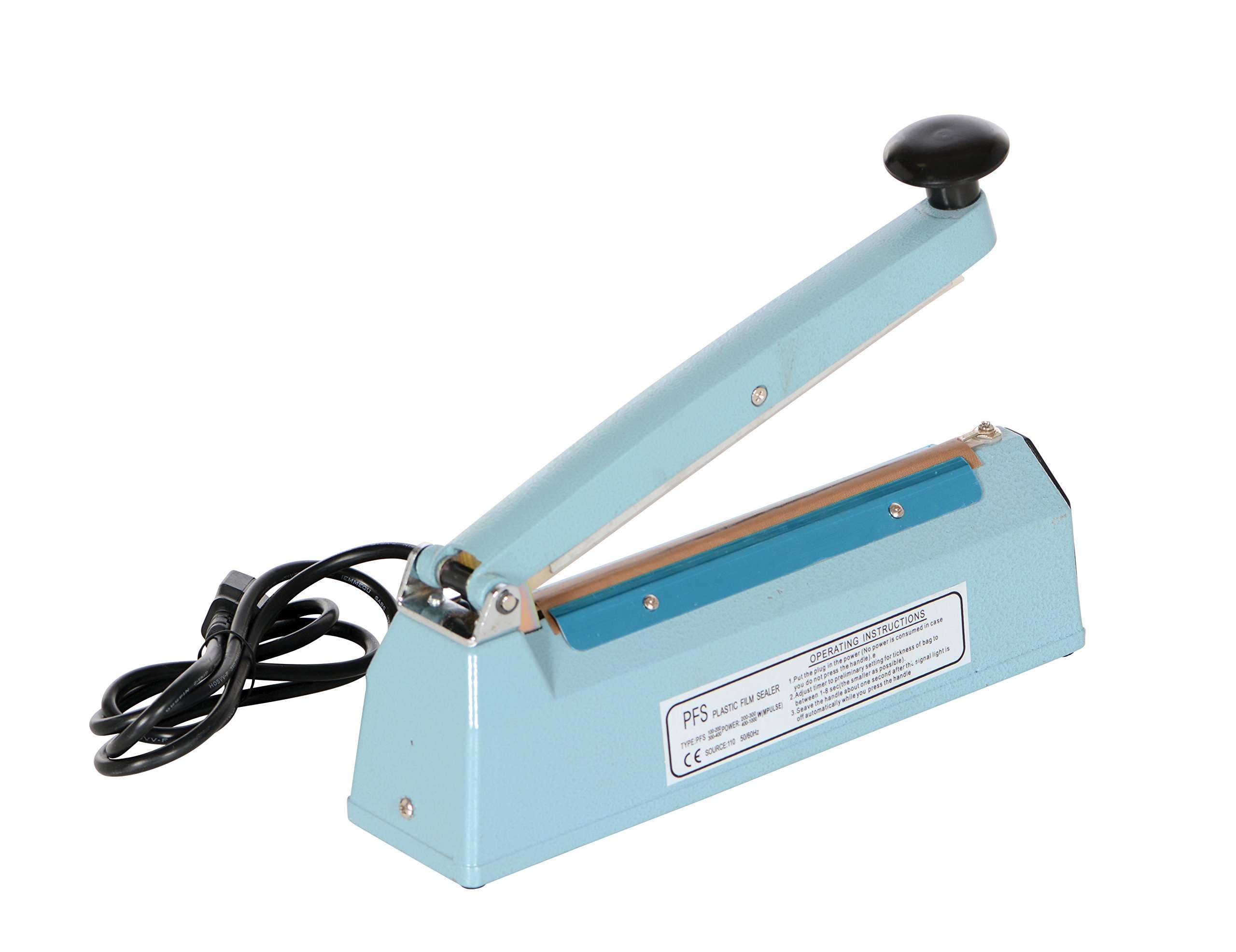 Vestil ISEAL-7T(PFS-200) Table Top Impulse Bag Sealer, 7-1/2" Sealing Width 1