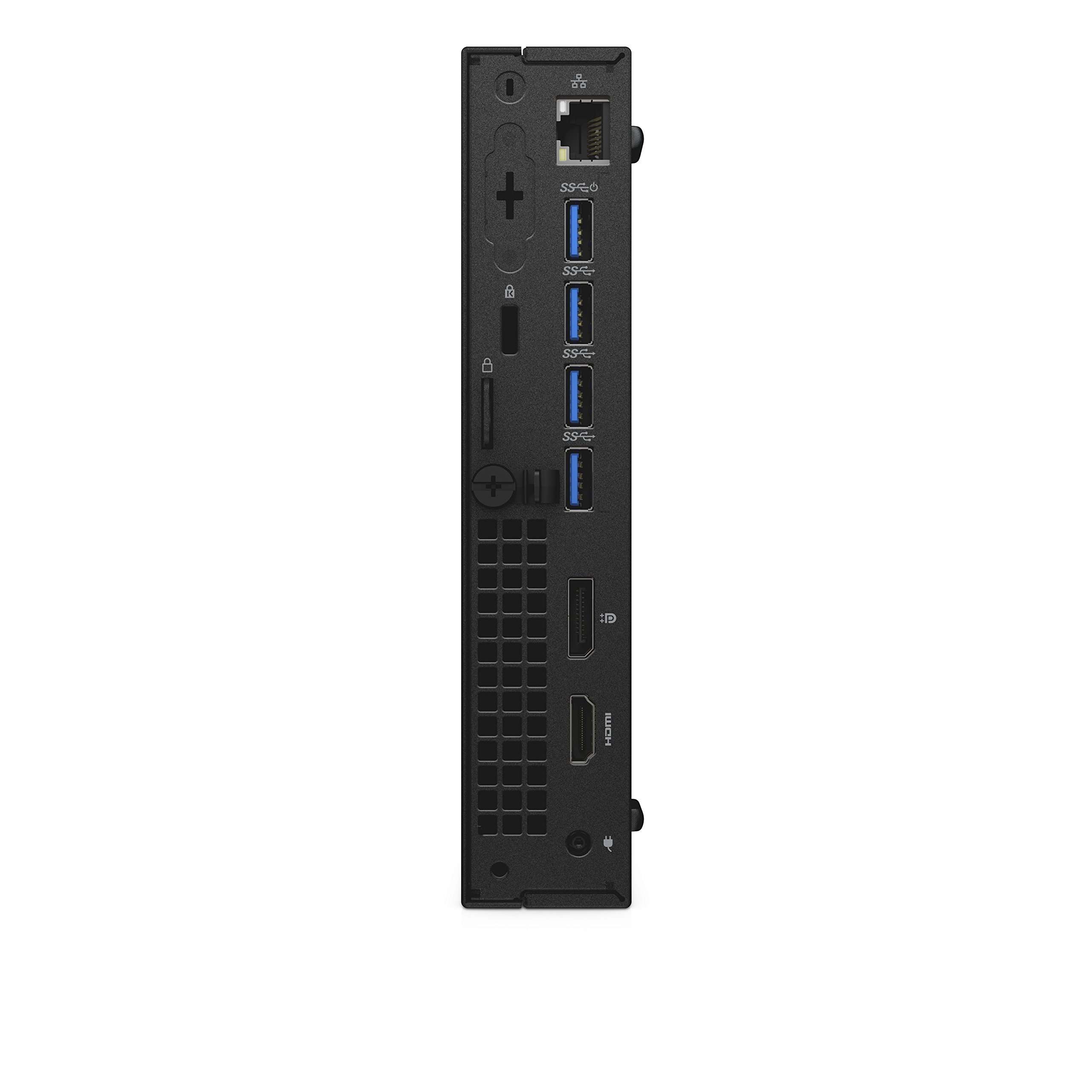 Dell OptiPlex 7050 Micro Computer, Intel Quad Core i5-6600 up to 3.9GHz, 16G DDR4, 256G SSD, Windows 10 Pro 64 Bit-Multi-Language Supports English/Spanish/French(Renewed) 4