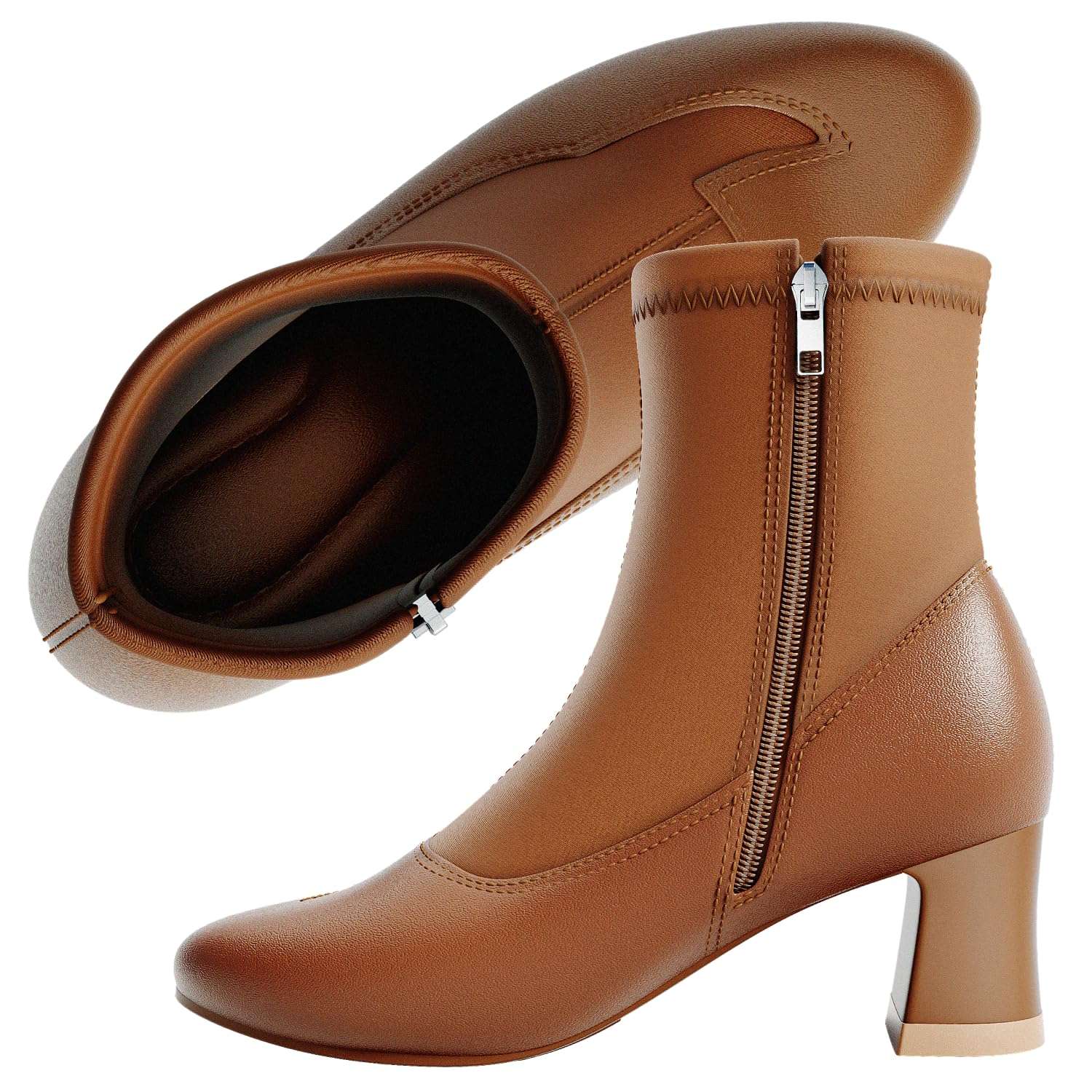 for Mommy Pregnancy Shoes for Swollen Feet – Stretchable with Patented Design, Providing Comfort and Style for Pregnant Women – Wide, Non-Slip Shoes Brown 1