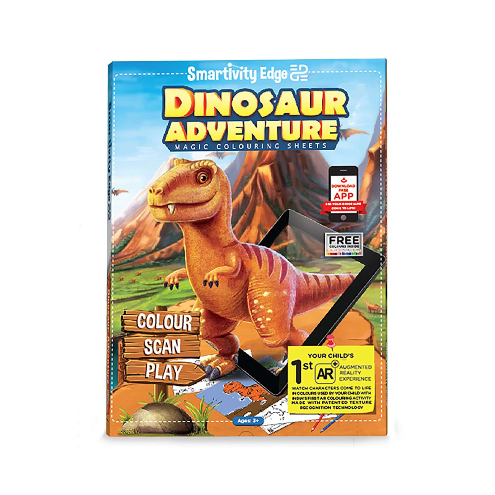 Smartivity Edge Dinosaur Adventure Colouring Sheets