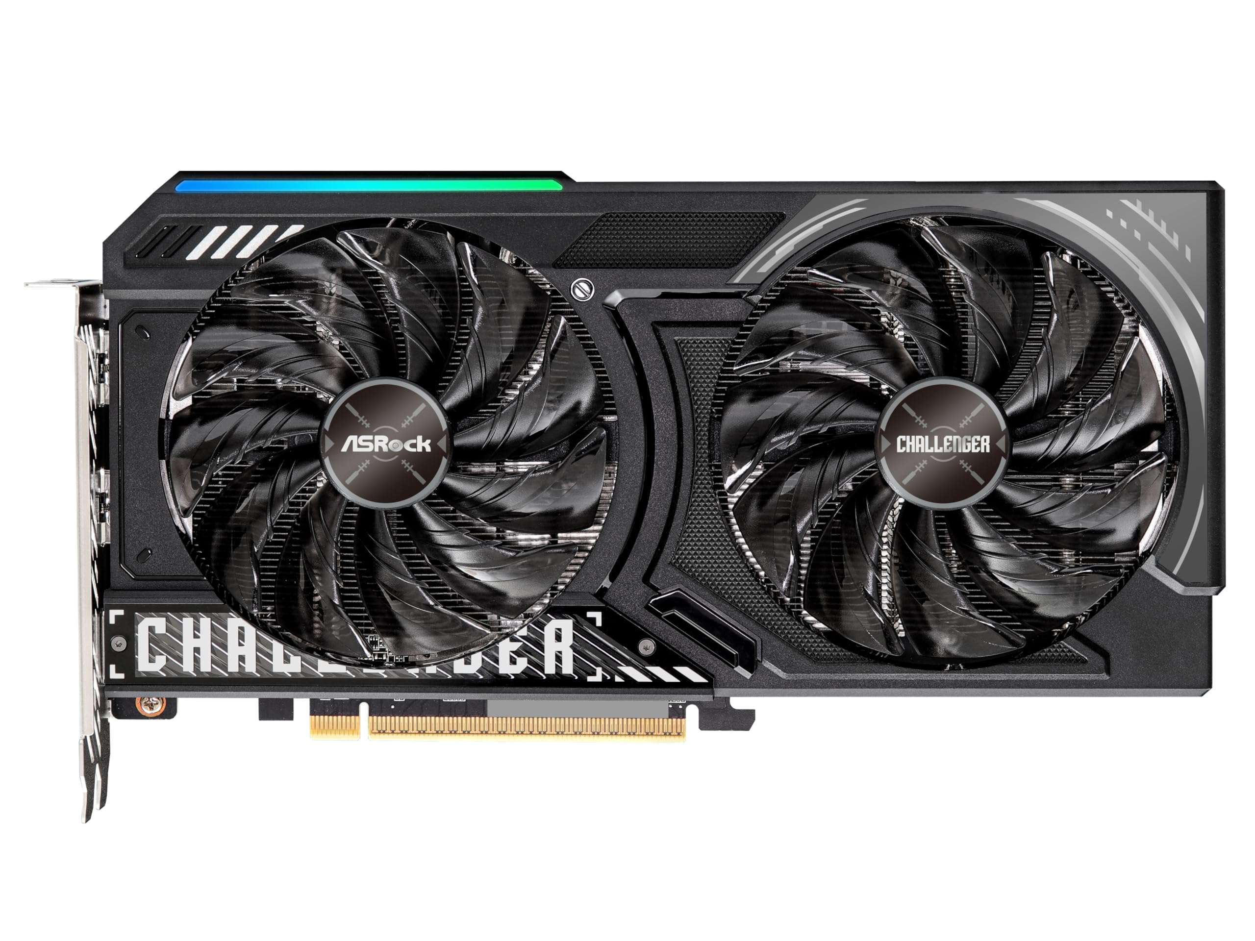 ASRock Radeon RX 9060 XT Challenger 16GB GDDR6 OC Graphics Card | 3300 MHz Boost | Dual Fan | 0dB Cooling | Metal Backplate | PCIe 5.0 | DisplayPort 2.1a, HDMI 2.1b 3