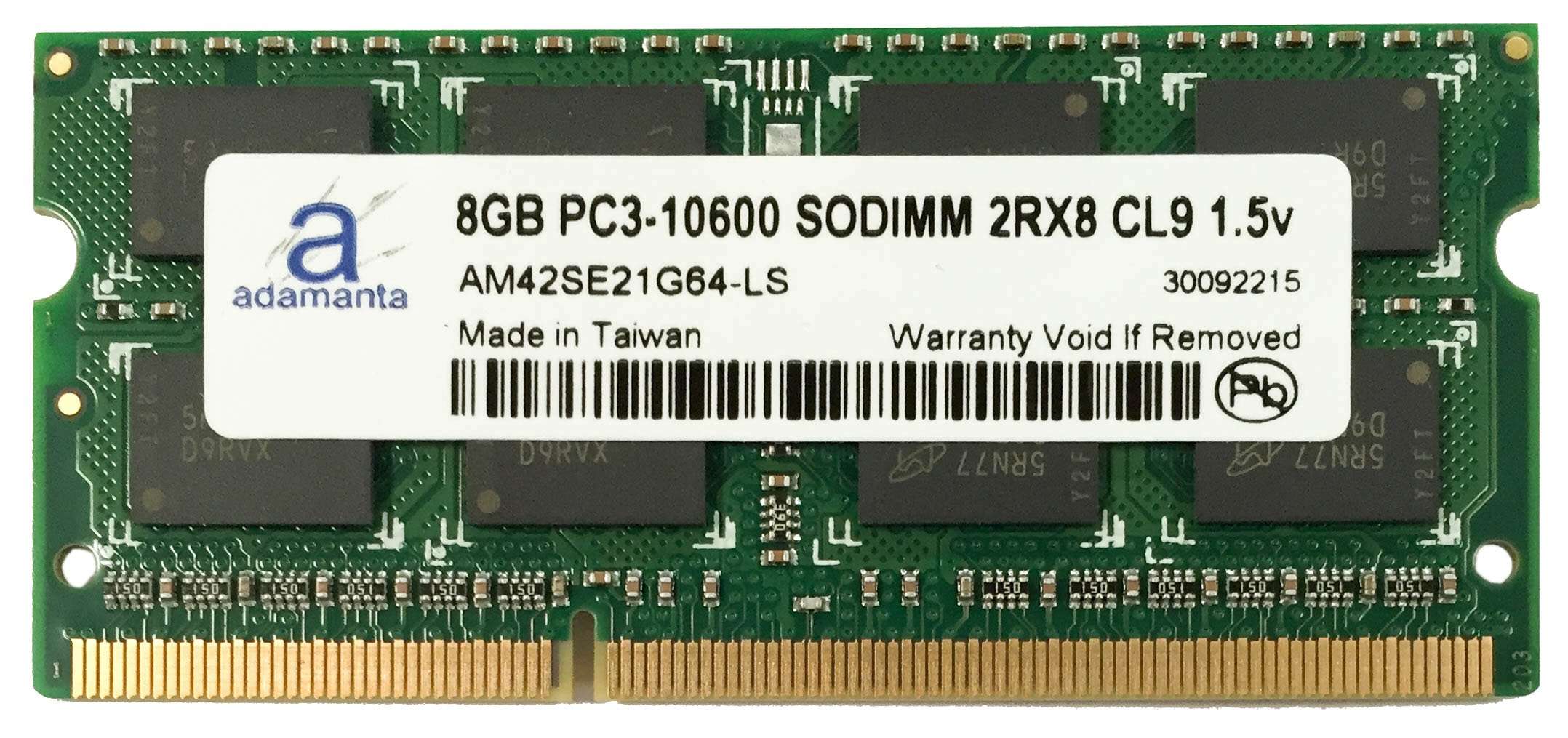 Adamanta 8GB (1x8GB) Laptop Memory Upgrade for MSi Wind Top AP2021-050NL DDR3 1333 PC3-10600 SODIMM 2Rx8 CL9 1.5v Notebook RAM