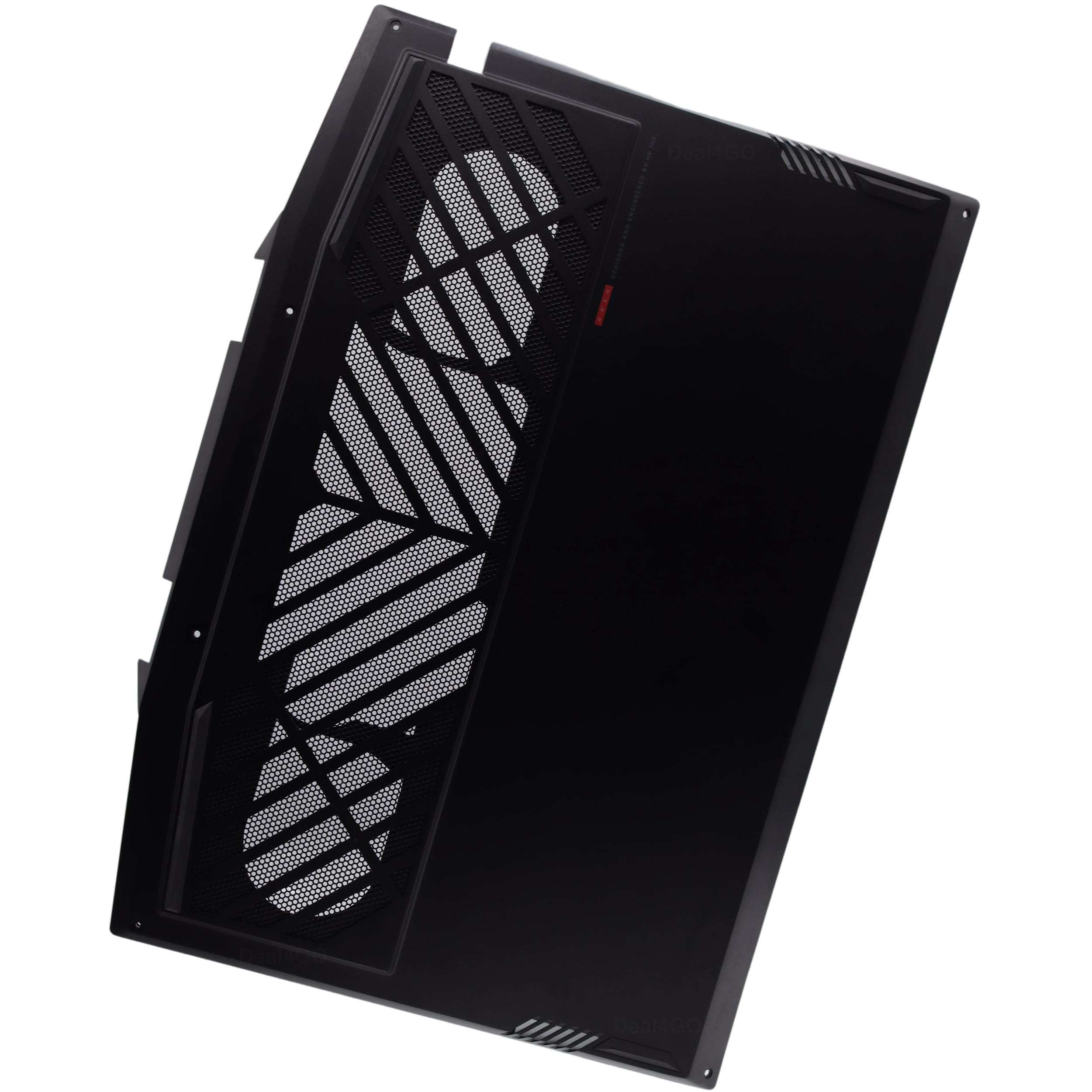Deal4GO 80W Bottom Case Base Enclosure Cover L57327-001 replacement for HP Omen 15-DH 15-DH1019NR with RTX 20xx GPU - Black, 15.6-inch