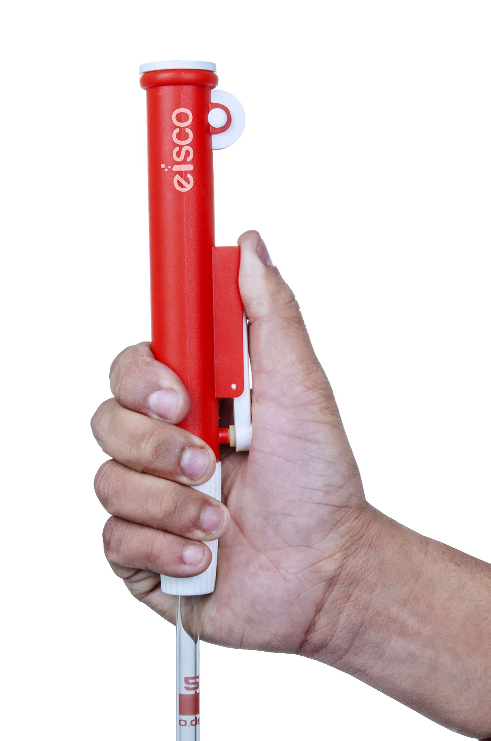 EISCO Pipette Pump - 25 ml Pipette Pump - Fast Release & Precise Liquid Dispensing with Knurled Thumb Wheel, Zip Quick Emptying, Ideal for Lab and Educational Use 5