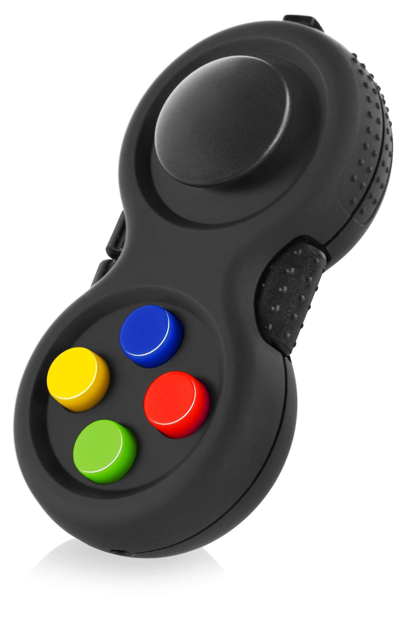 True Tonic Toys - The Original Fidget Retro: The Rubberized Classic Controller Game Pad Fidget Focus Toy with 8-Fidget Functions and Lanyard - Perfect for Relieving Stress 1