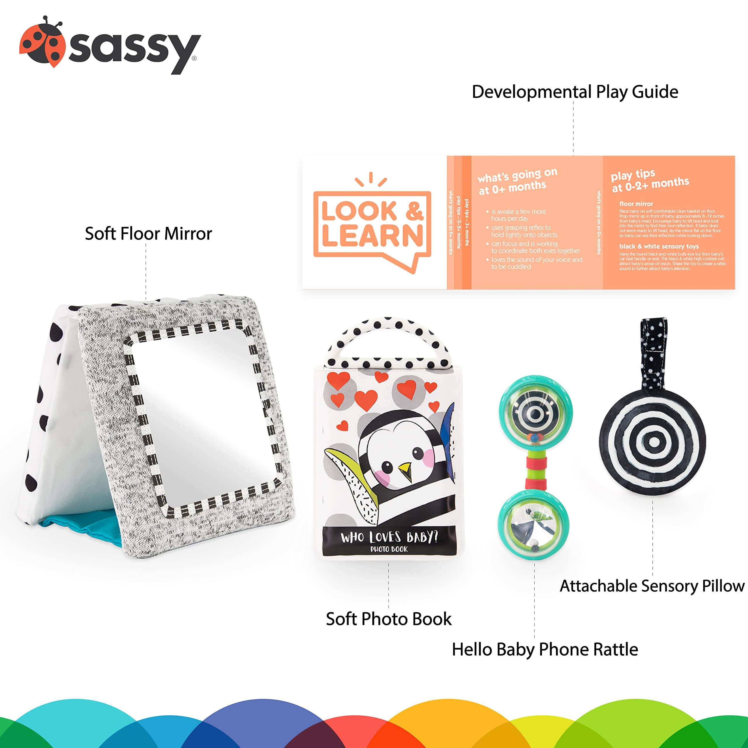 Sassy Look & Learn Baby Box - 0+ Months 3
