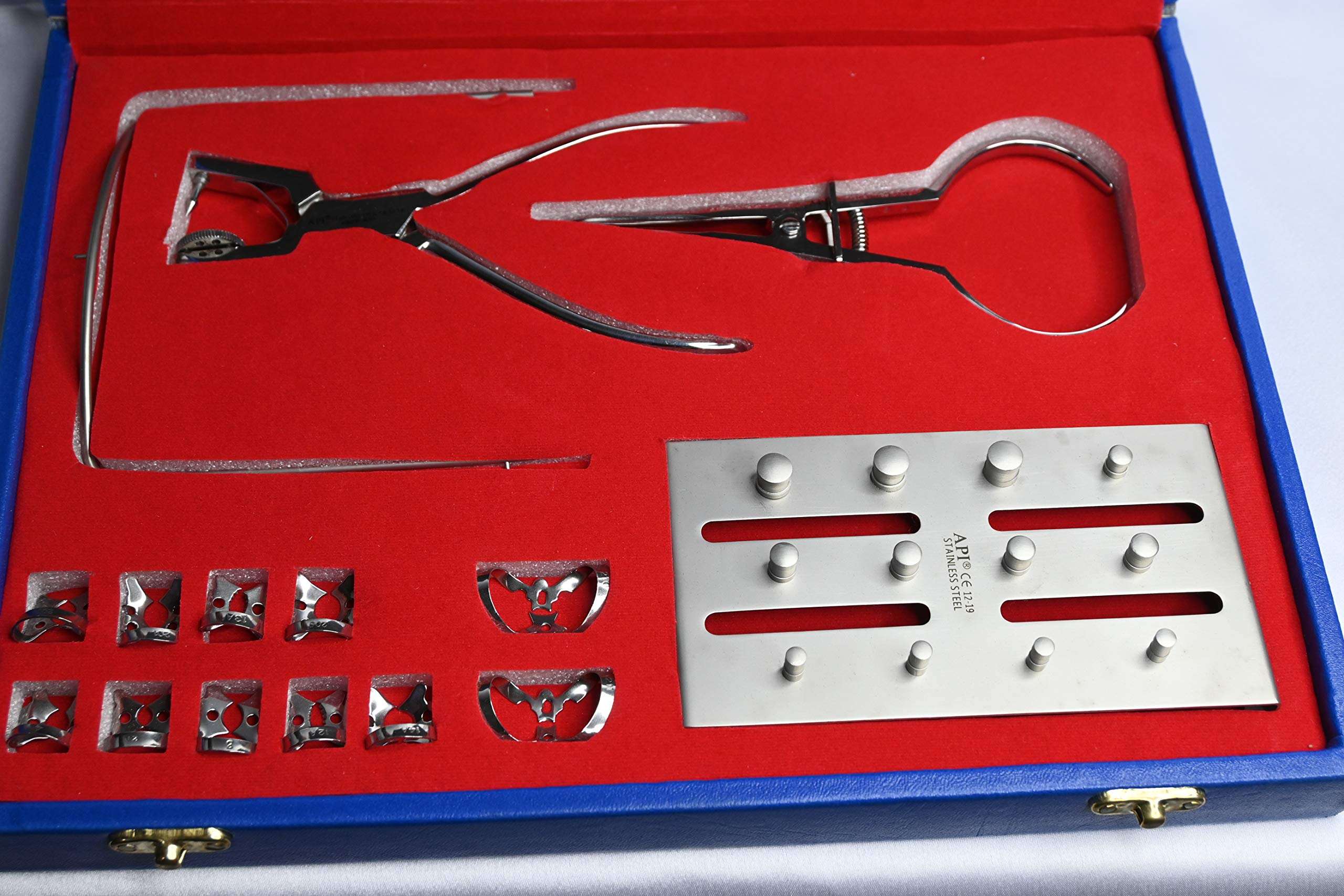 PYRAX API RUBBER DAM KIT With 10 Clamp & Clamp Holder ISO & CE Certified Best Quality 3