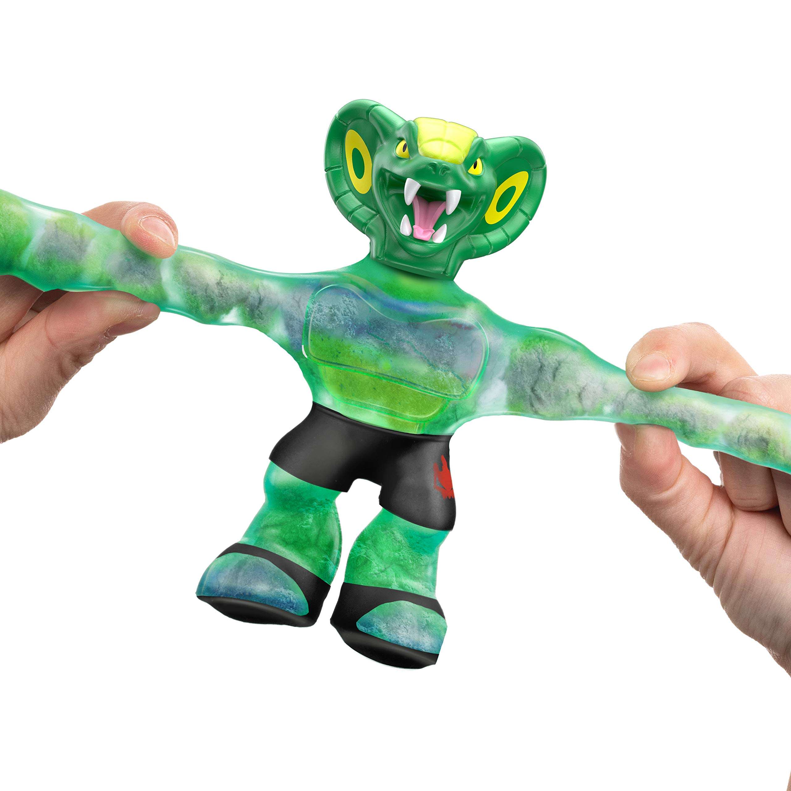 Heroes of Goo Jit Zu 2 Pack of Glow in The Dark Action Figures, Tygor Vs Viper 4