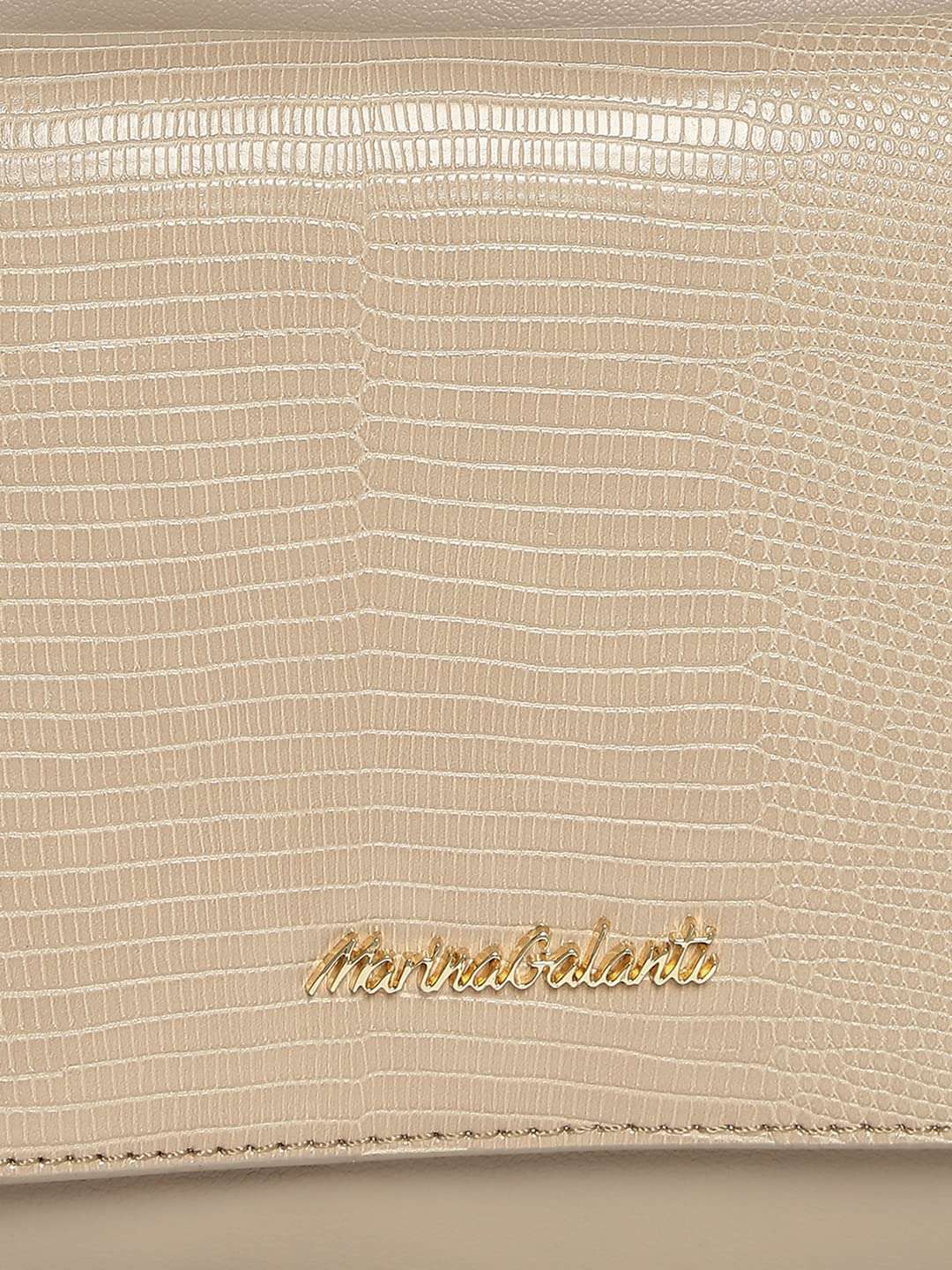 MARINA GALANTI Midnight Sonata Beige Soft One Size Handbag 6