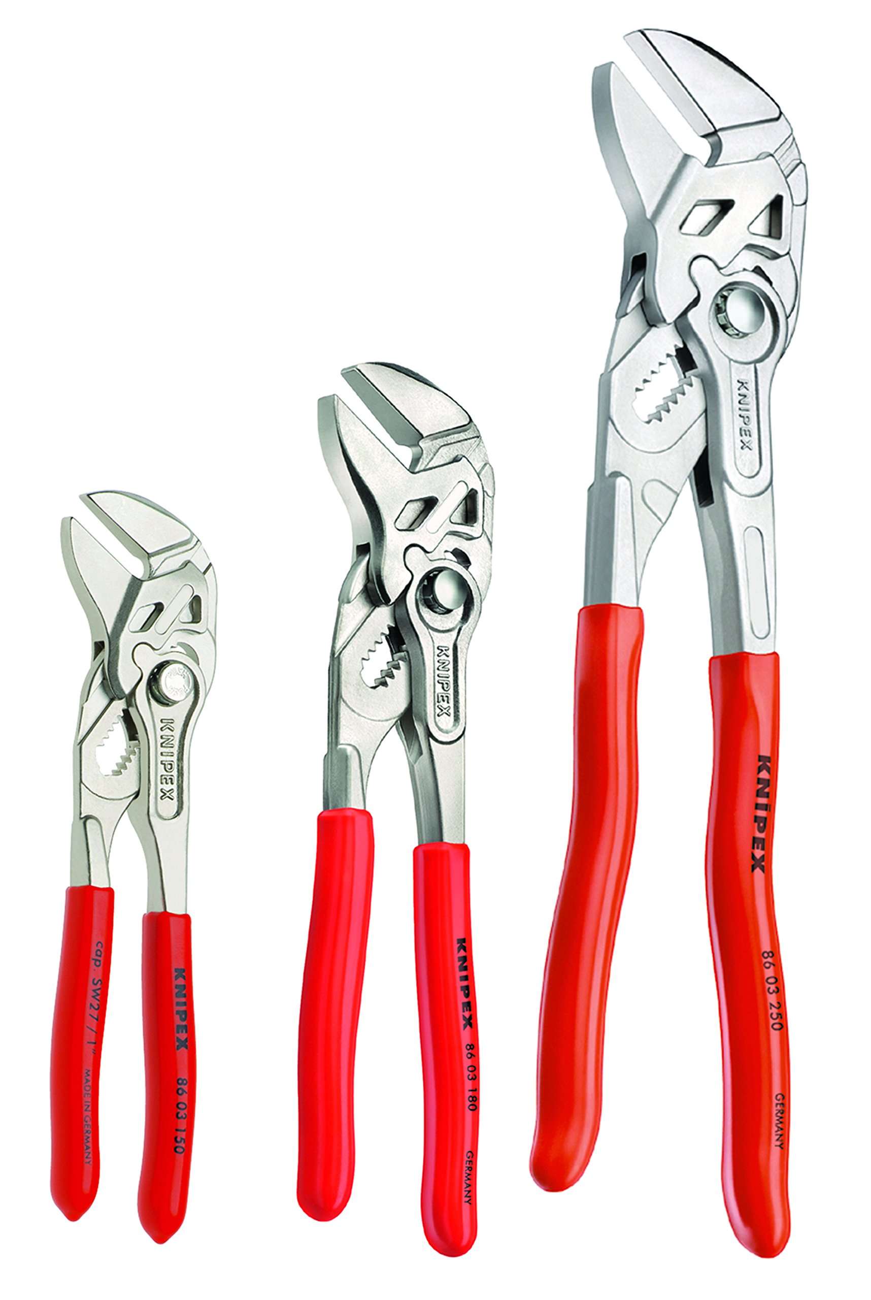 KNIPEX Tools Pliers Wrench Set (3 Pieces) and Cobra Combination Cutter and Needle Nose Pliers Set (4 Pieces) 3