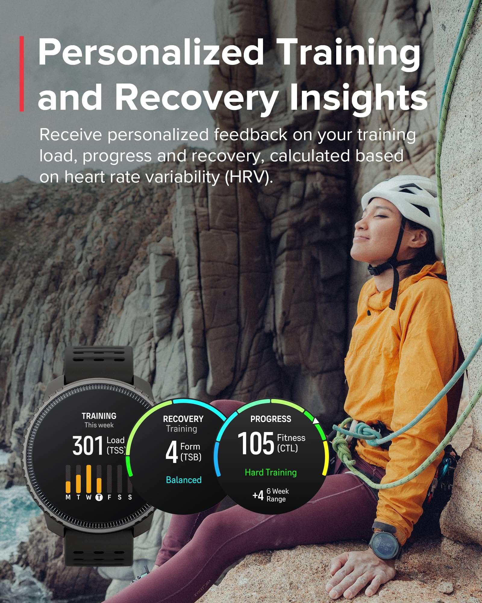 SUUNTO Vertical Solar GPS Watch, Premium Multisport Watch w/60-Day Battery Life, 1.4 inch Large Touchscreen, Heart Rate & Sleep Tracking, Dual-GNSS Navigation, Free Global Offline Map, Ti Forest 6