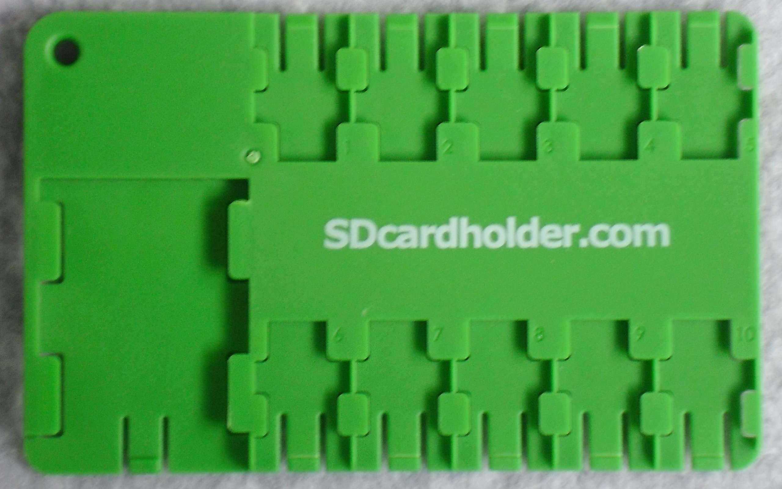 Micro SD card holder - YELLOW 6