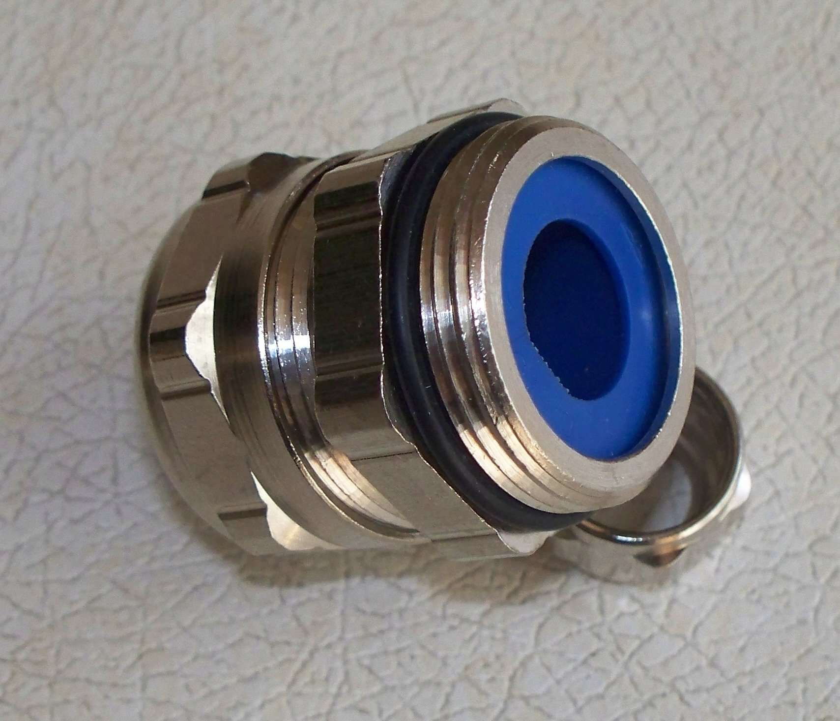 Cable Gland Connector Stainless Steel 316 PG21 Blue Insert 3