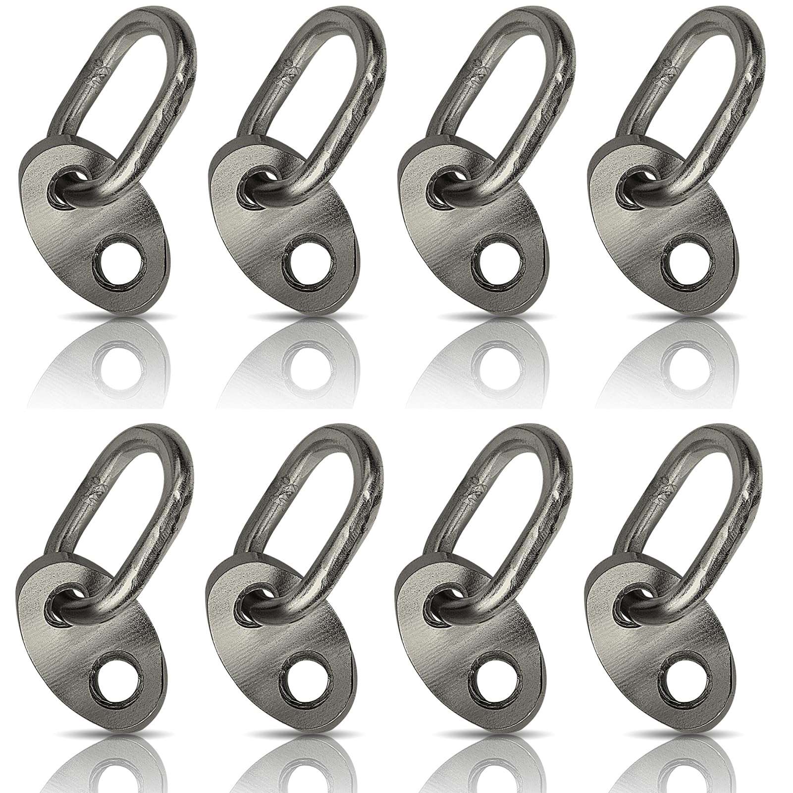 7100 Engine Lifting Bracket Set,8 Sets Engine Lift Bracket Kit, 5,500 lb Capacity Heavy Duty Engine Support Bar for Load Levelers and Lifting Slings (Black) 1