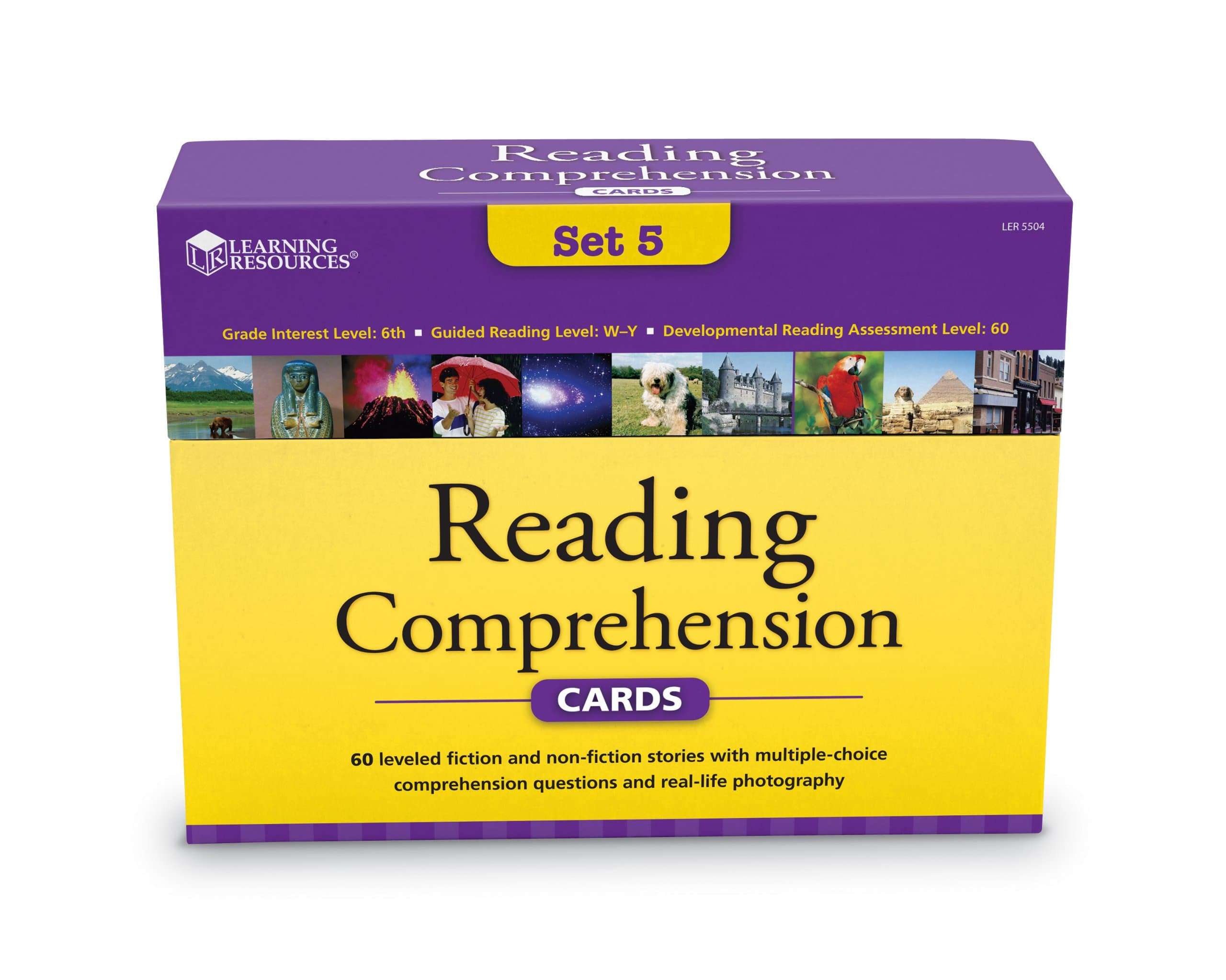 Learning Resources Reading Comprehension Card Set 5 2