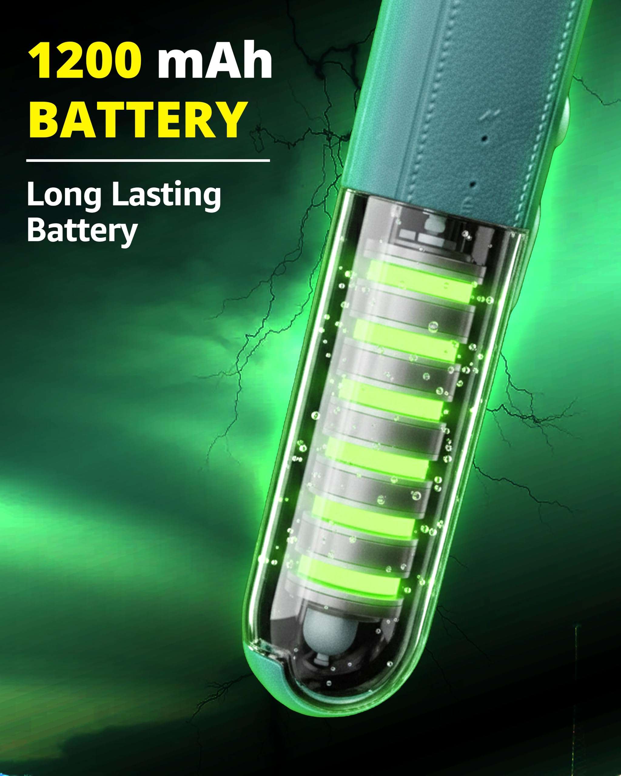 Weird Wolf 2 in 1 Mosquito Killer Racket with UV Light | Manual & Auto Kill Modes | Rechargeable Lithium Battery | Type-C USB Charging | Electric Mosquito Bat with Base Stand | 6 Months Warranty 4