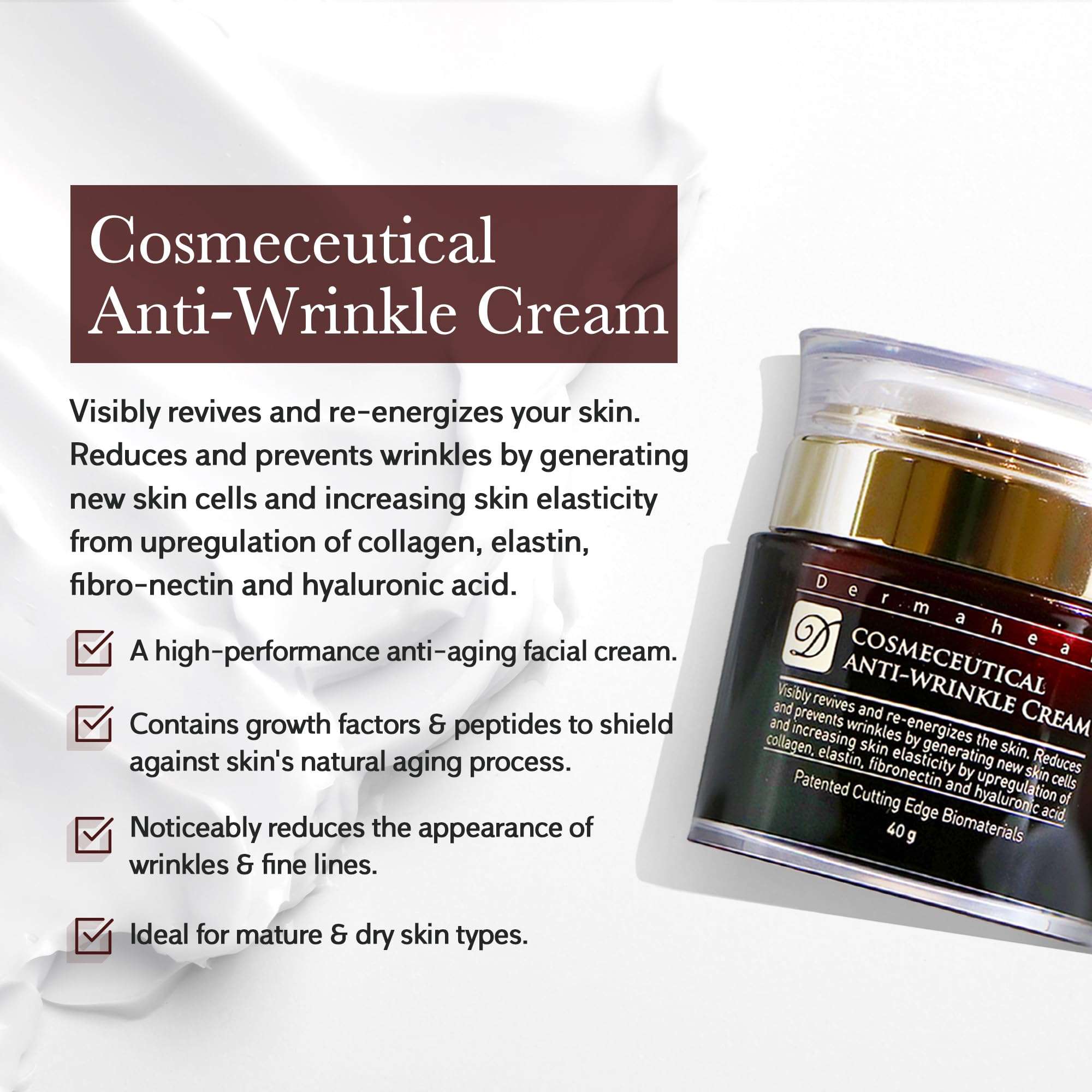 Dermaheal Cosmeceutical Anti-Wrinkle Cream 40g 4