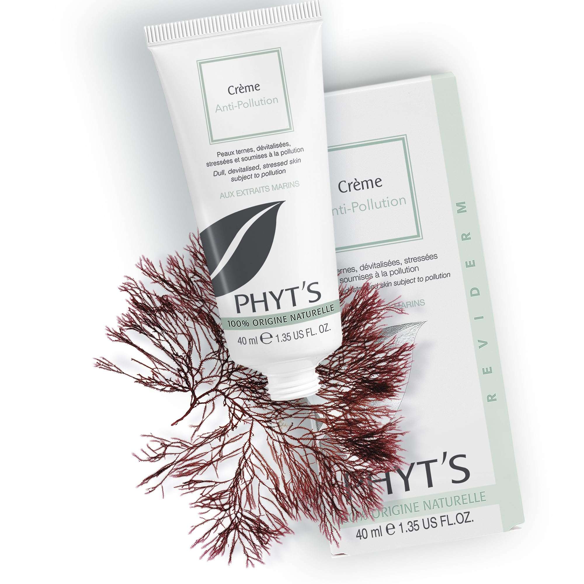 Phyts Anti-Pollution Cream - Face Moisturizer with Hazelnut Oil and Aloe Vera - Face Cream for Oily, Normal to Combination Skin - 1.35 oz 4