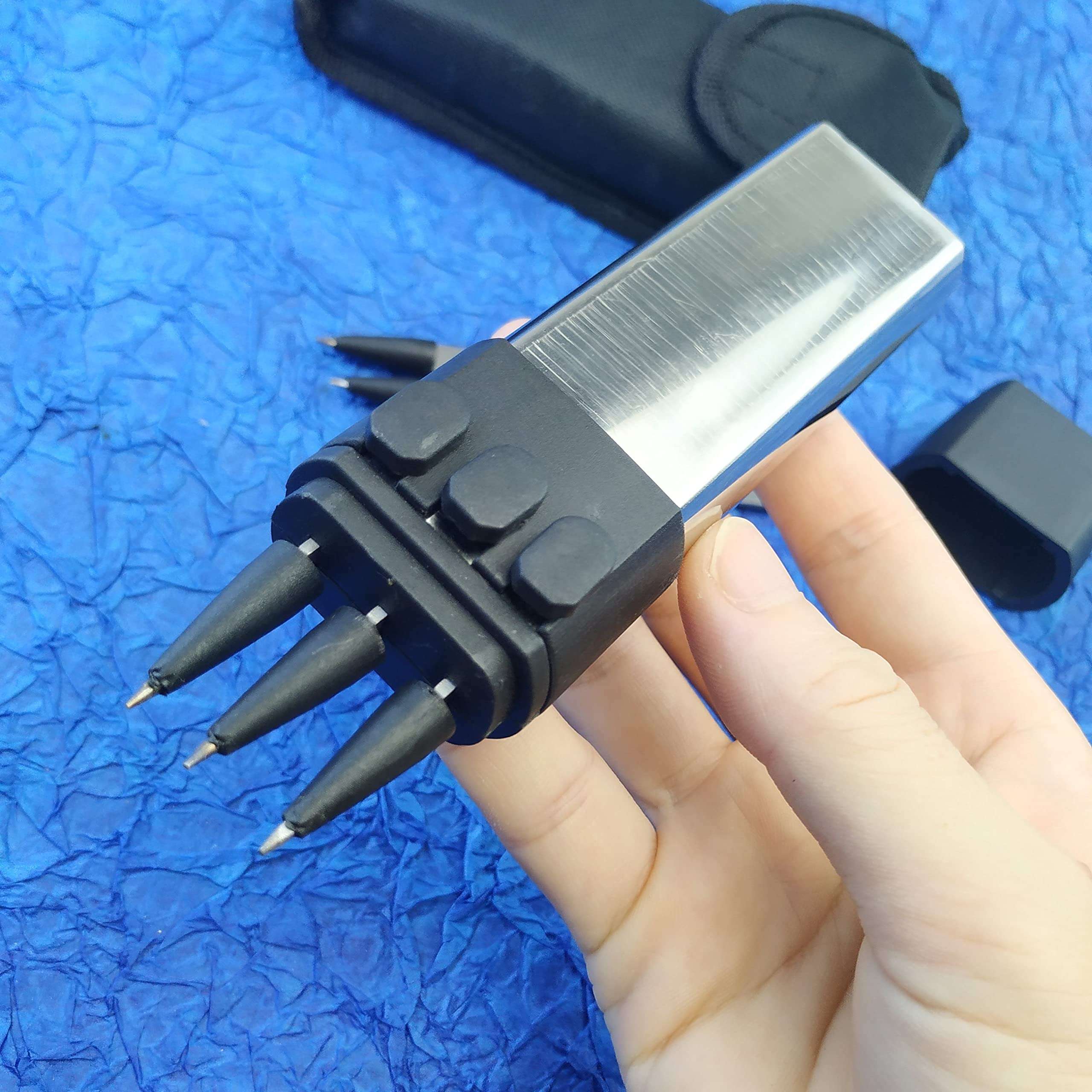 New Stinger Ballistic Dart Gun Launcher Hunting Shooting Shooter Tactical Tool Outdoor Concealed Practice Push Button Darts Self Defense Pocket Gift 6