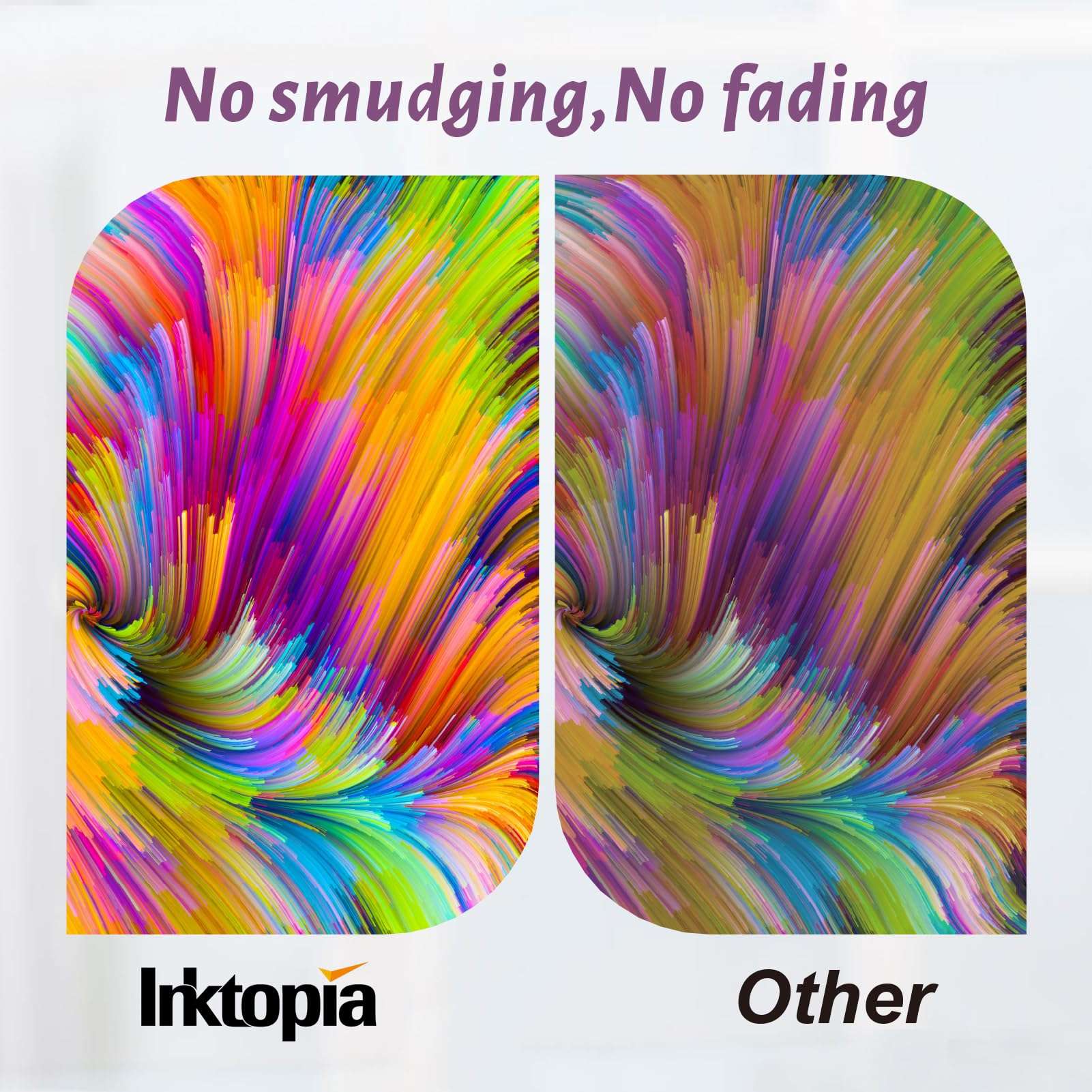 Inktopia Remanufactured Ink Cartridge Replacement for HP 63 XL 63XL for HP OfficeJet 5255 5258 3830 Envy 4520 4512 4513 DeskJet 1112 3630 3634 2130 2132 Printer (2 Black 1 Tri-Color) 6