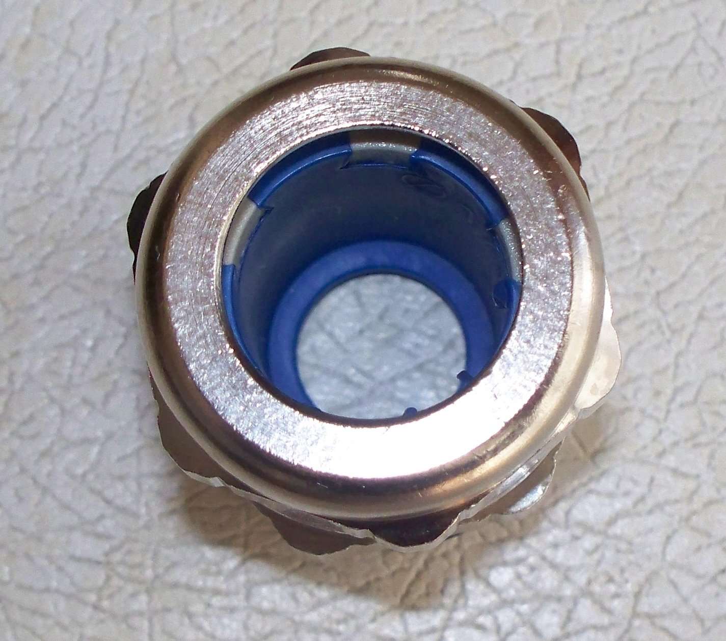 Cable Gland Connector Stainless Steel 316 PG21 Blue Insert 2