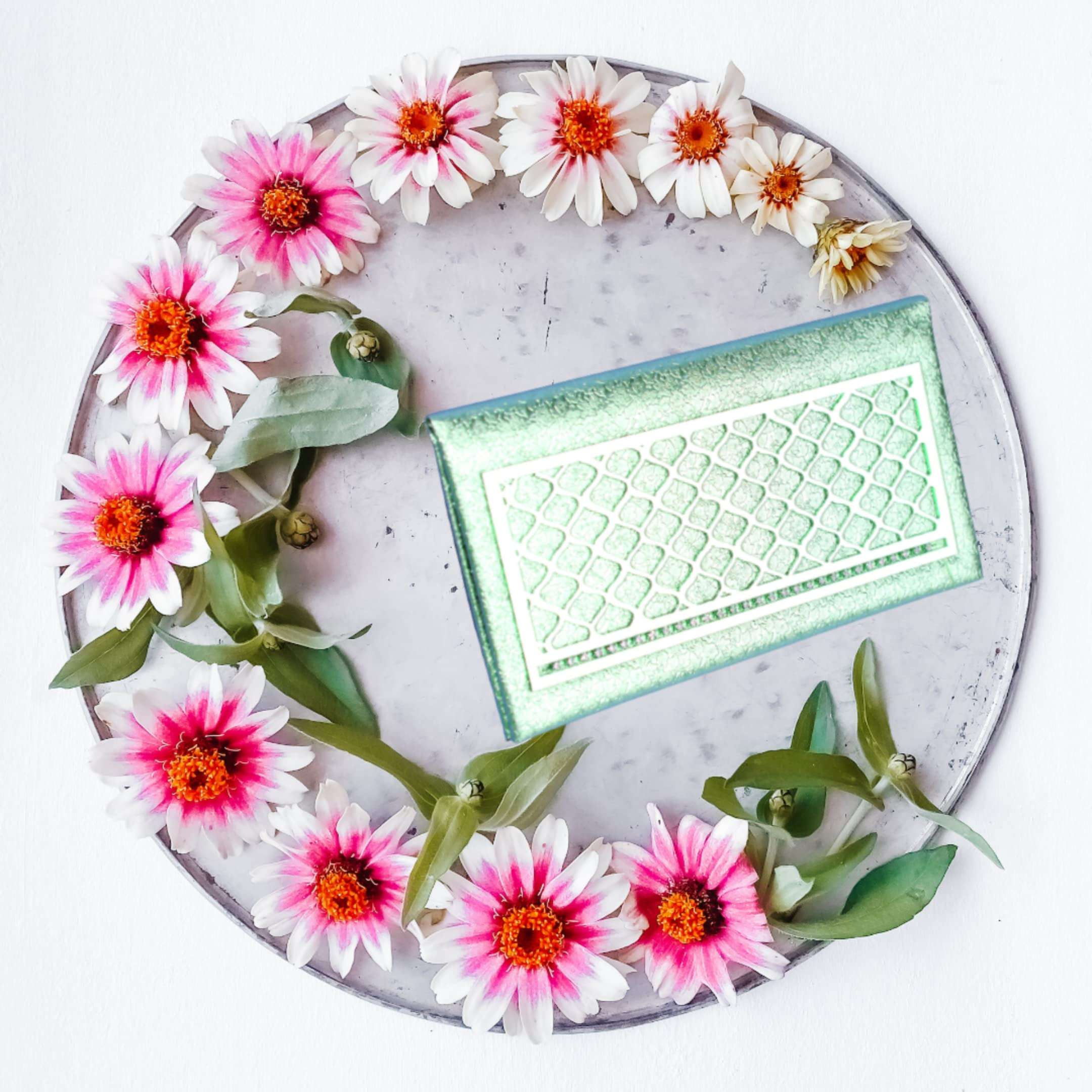 BERRYCRAVE Golden Leatherette Paper Fancy 3D Design Shagun Envelope | Shaadi ke lifafe | Envelope | Wedding | Engagement | Birthday | Festivals | Money | Windows Design-1 2