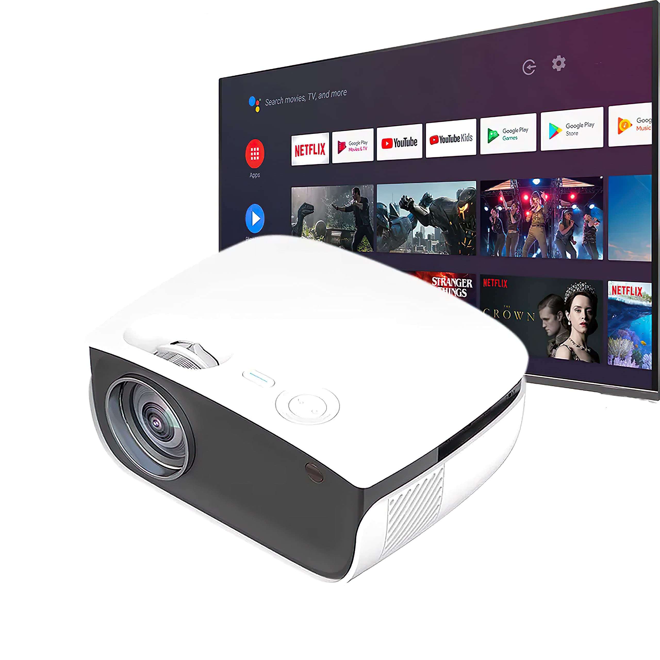 TONZO LS-215 Projector 720p Native Full HD 1080p Support | 4000 Lumens | 150 inches Mega Screen | Keystone 1